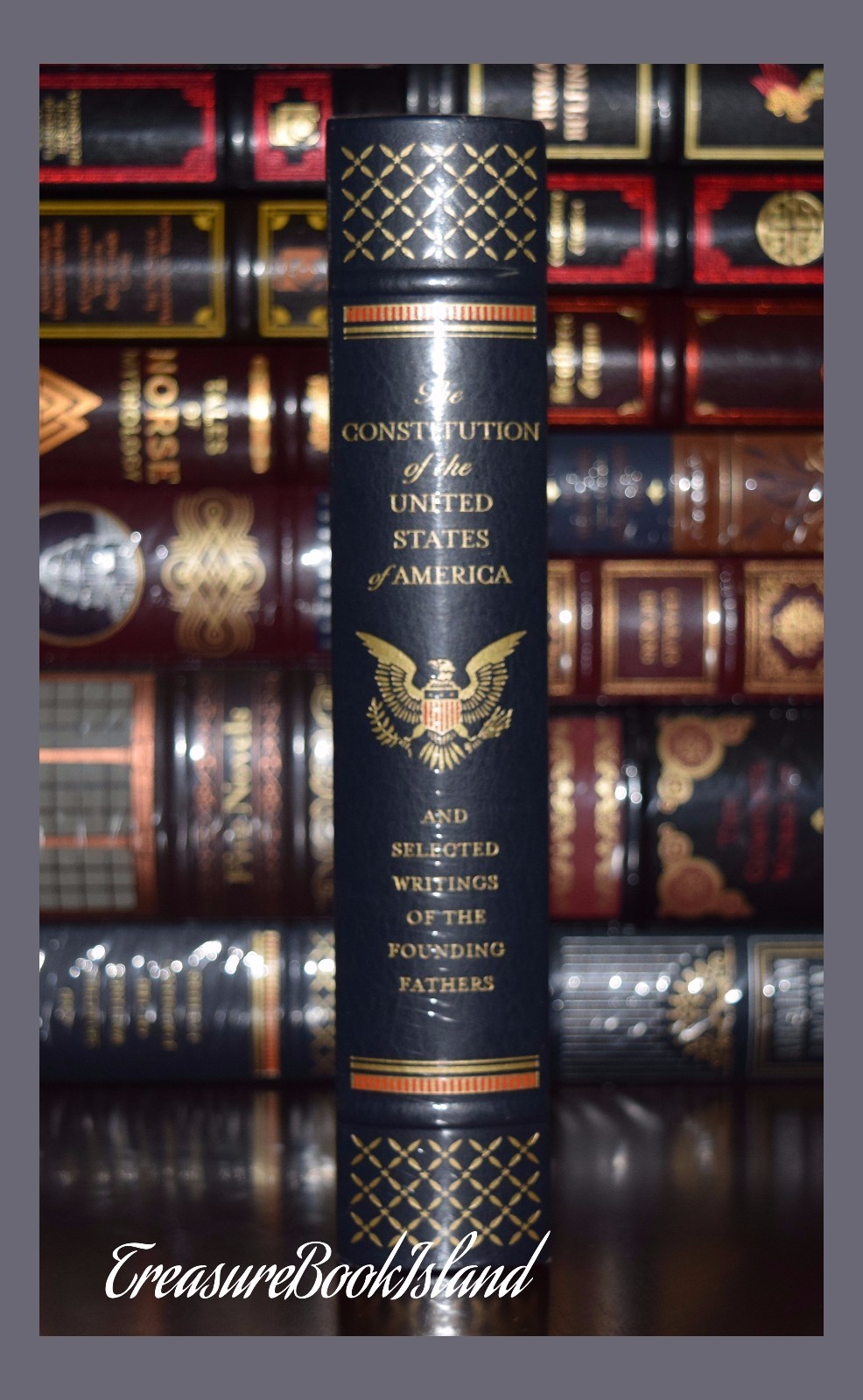 New Constitution of United States America Leather Sealed Collectible Hardcover