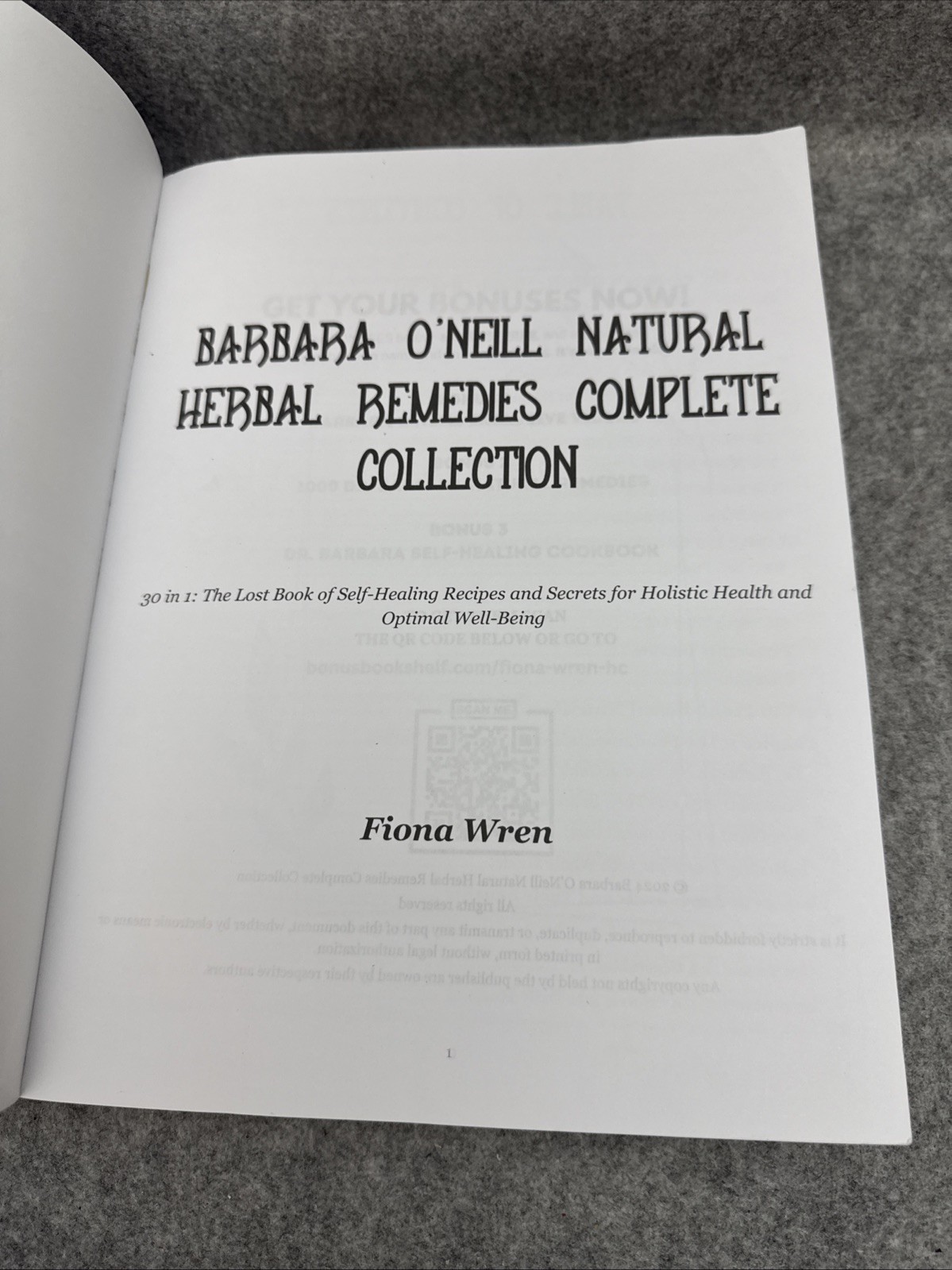 Barbara O’Neill Natural Herbal Remedies Complete Collection: 30 in One
