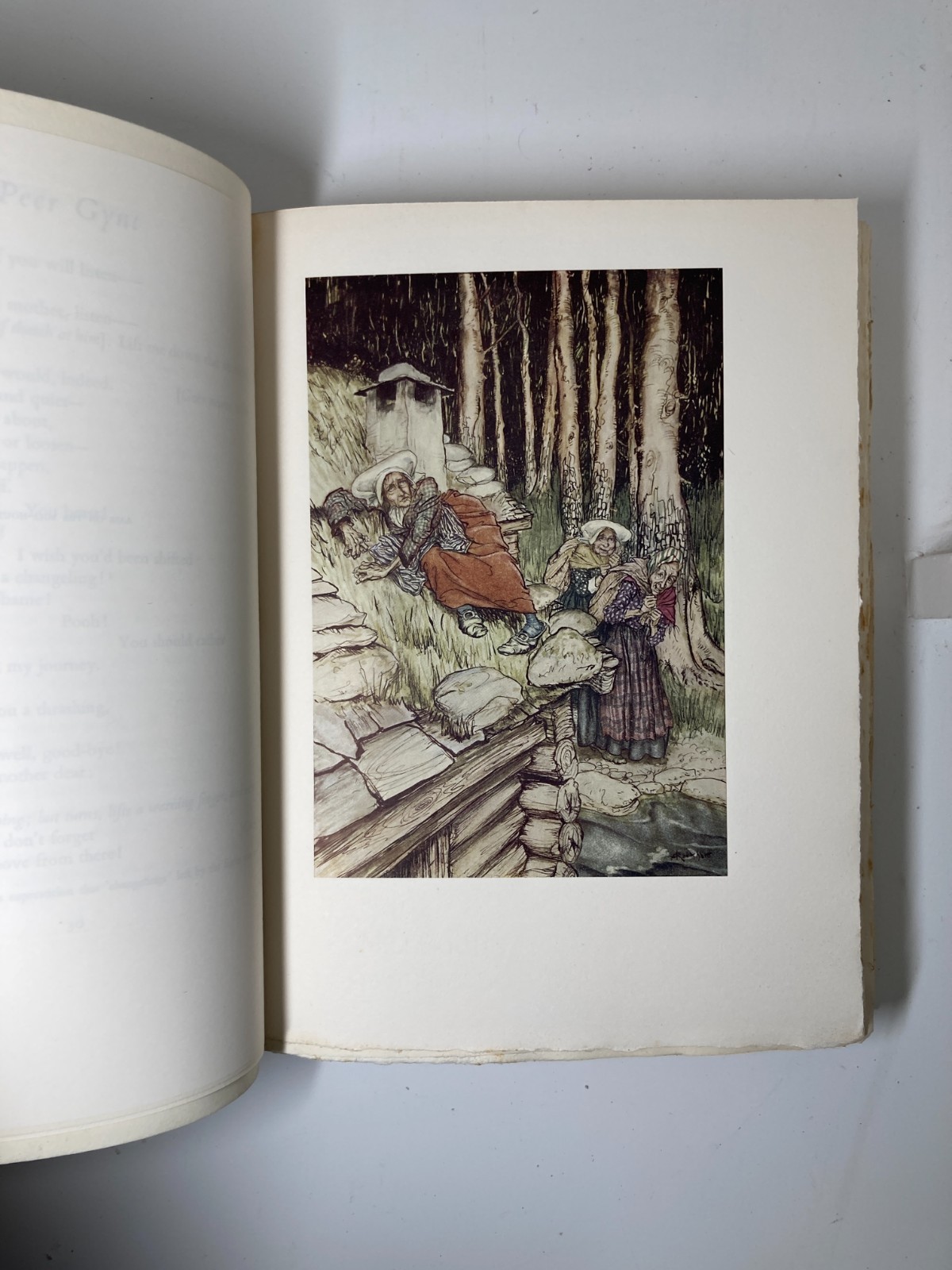 Rackham SIGNED Peer Gynt 1936 Vellum Ltd #232/460 Harrap Fine Binding GORGEOUS