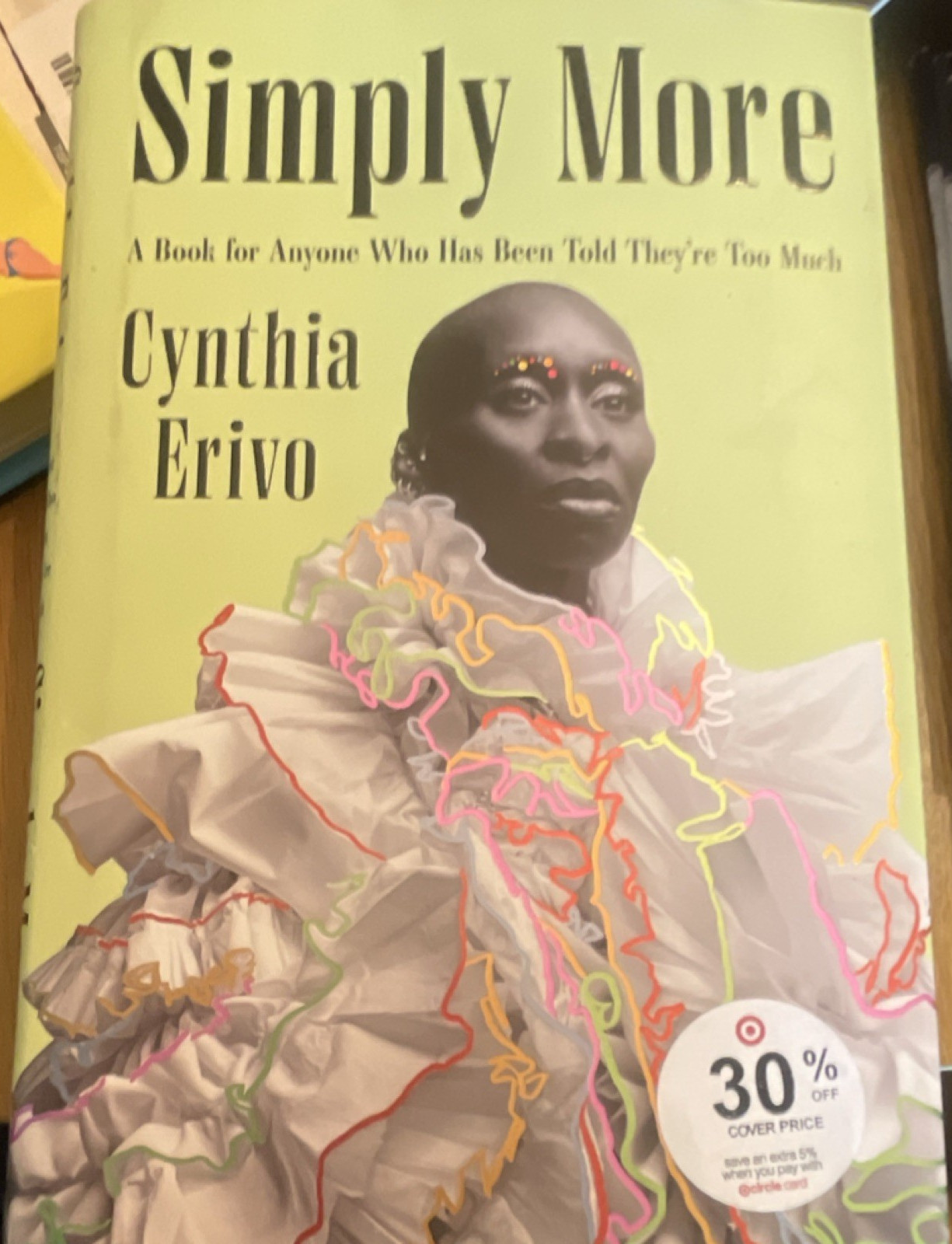Cynthia Erivo Simply More Flatiron Books 2025 Hardcover Biography Women