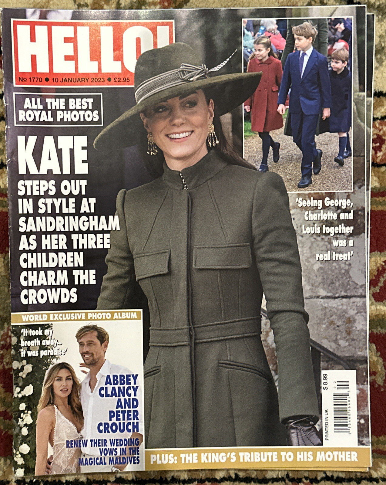HELLO UK magazine KATE Step out in Style issue 1770 January 2023