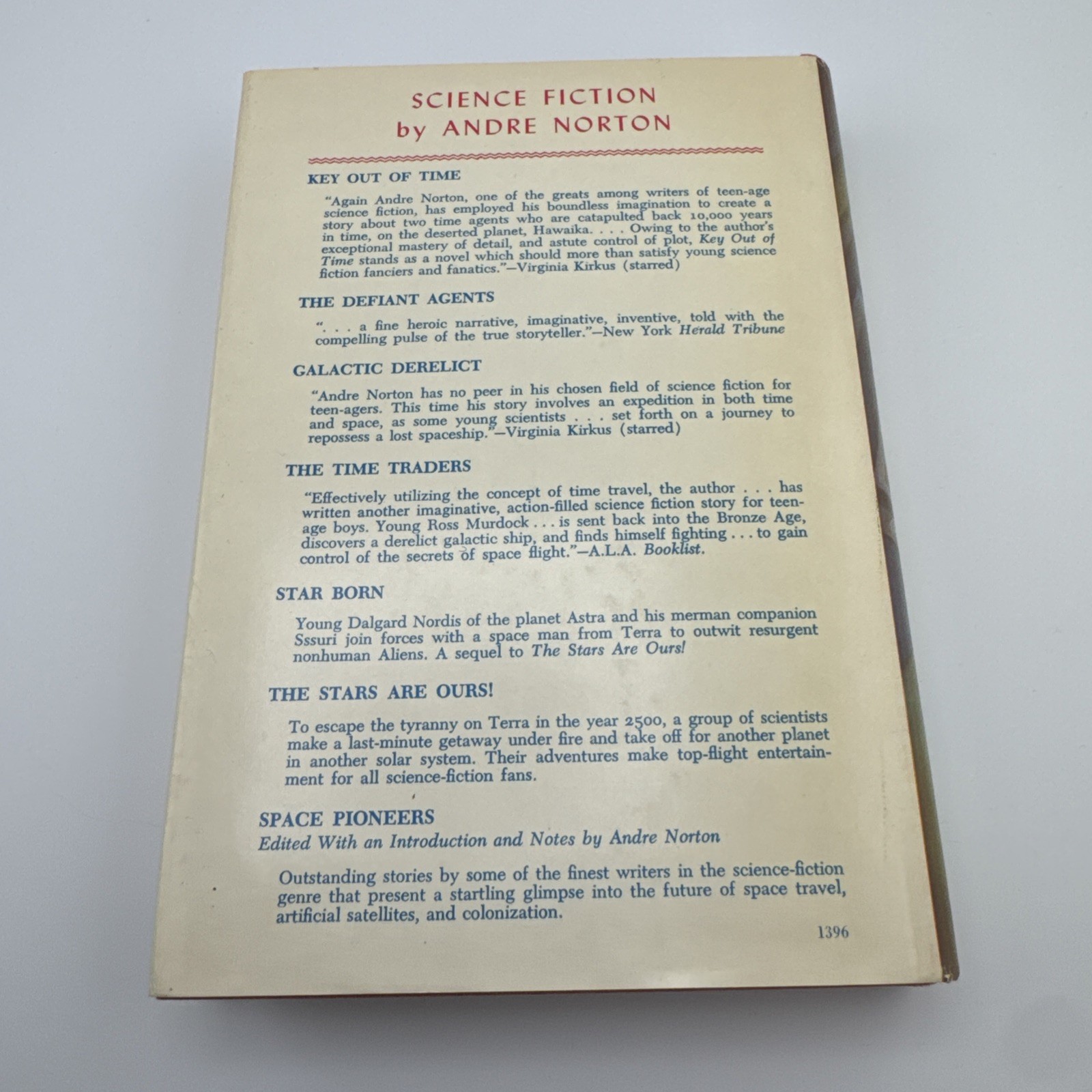 “Space Force” by Andre Norton 1953 First Edition – Science Fiction