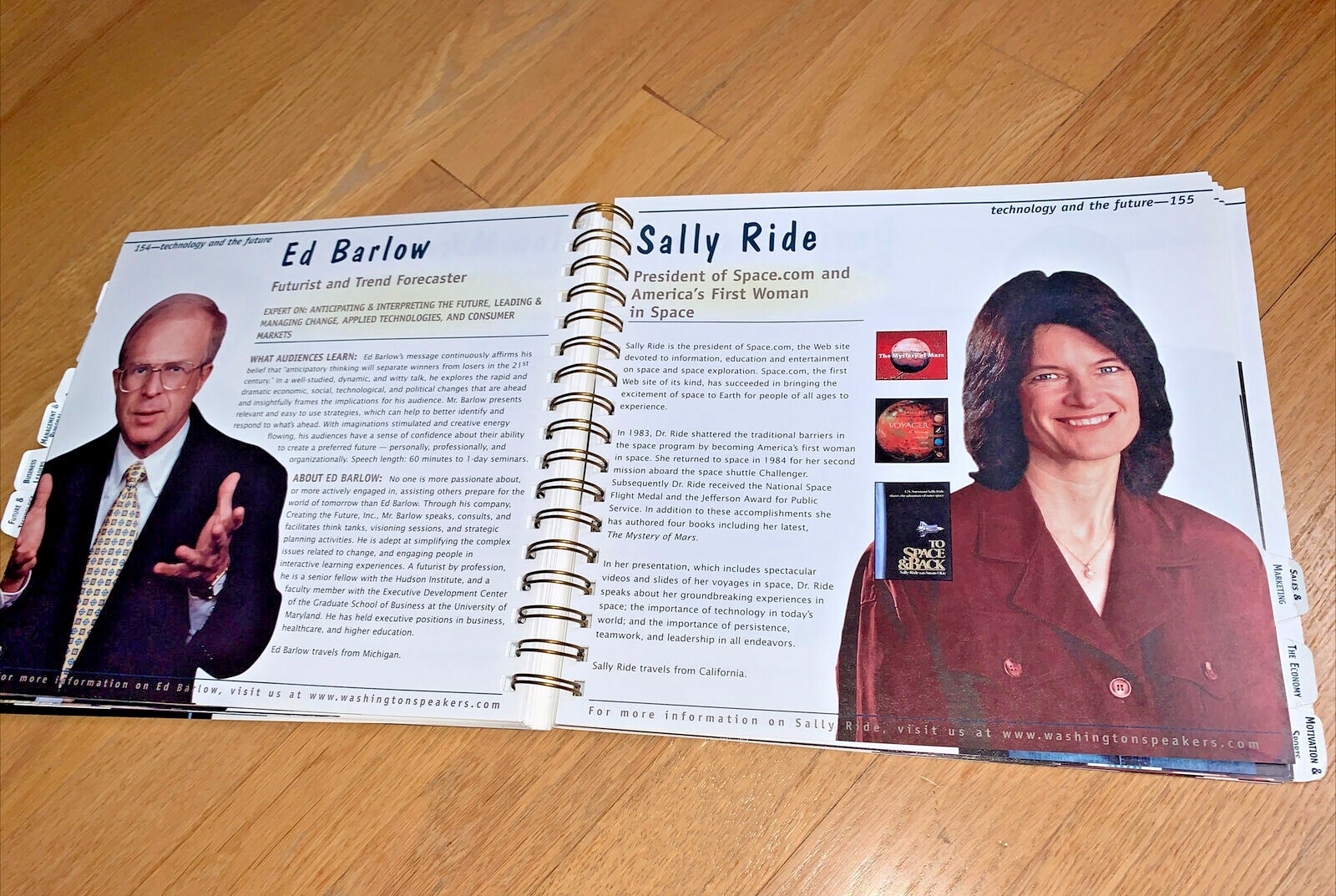 2000 THE WASHINGTON SPEAKERS BUREAU catalog 216 pages THATCHER +100’s more