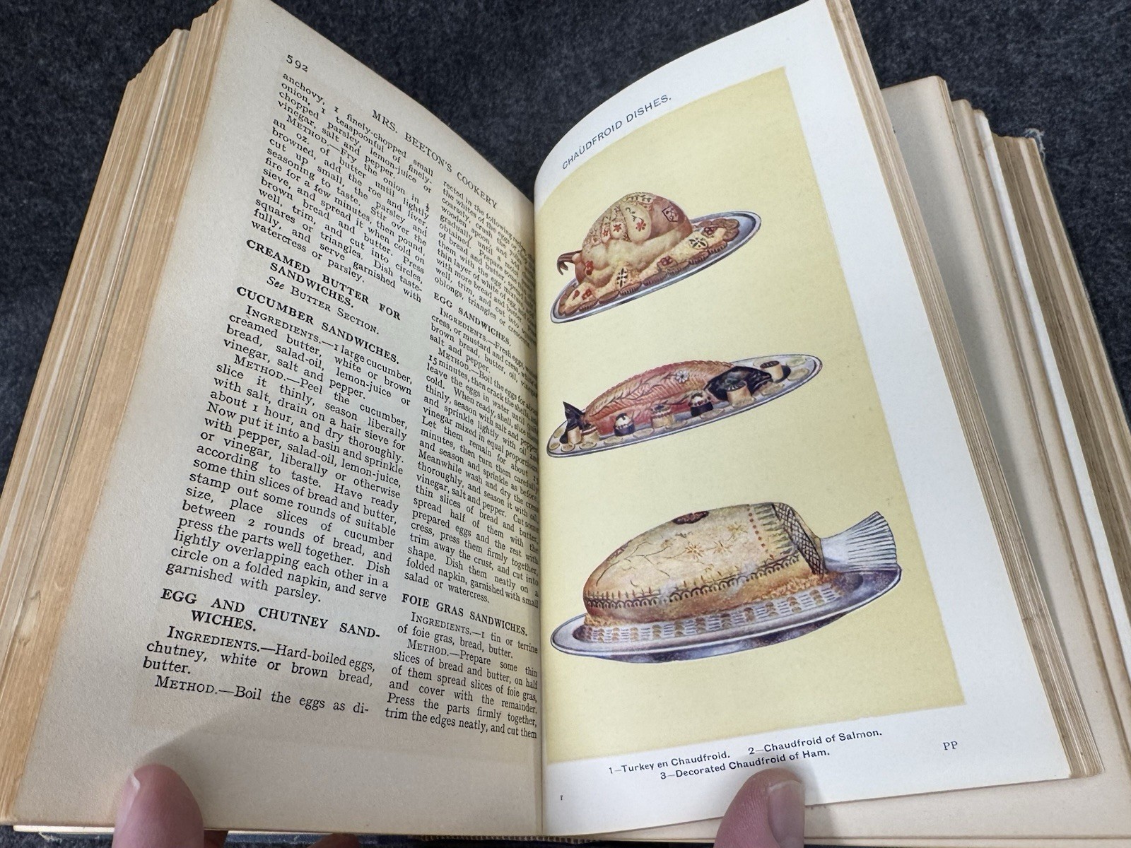 Mrs Beeton’s Family Cookery c1920s BIG Hardcover Cookbook Ward Lock & Co Ltd