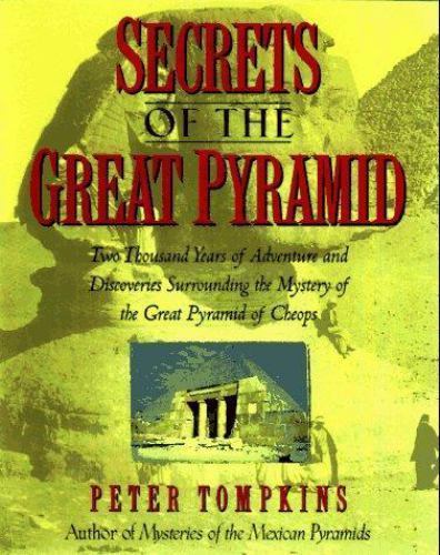 Secrets of the Great Pyramid, Tompkins, Peter,Stecchini, Livio Catullo, Good Boo