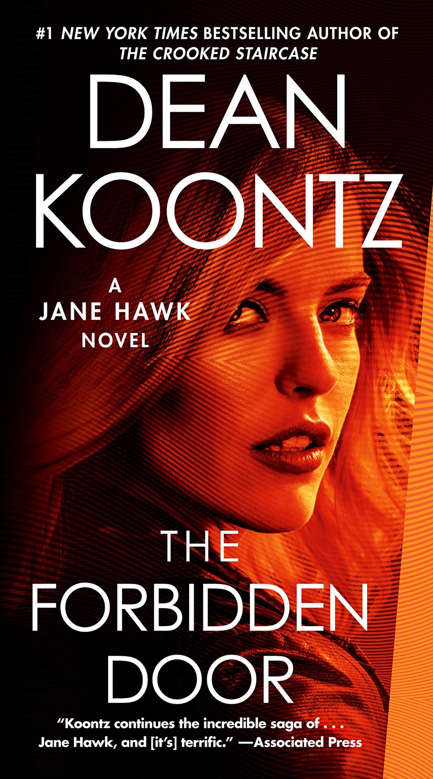 “THE FORBIDDEN DOOR”~PAPERBACK~NOVEL by DEAN KOONTZ~A JANE HAWK SERIES~608 Pages