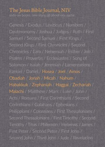 The Jesus Bible Journal, Hosea – Malachi, NIV, Paperback, Comfort Print, Zonderv