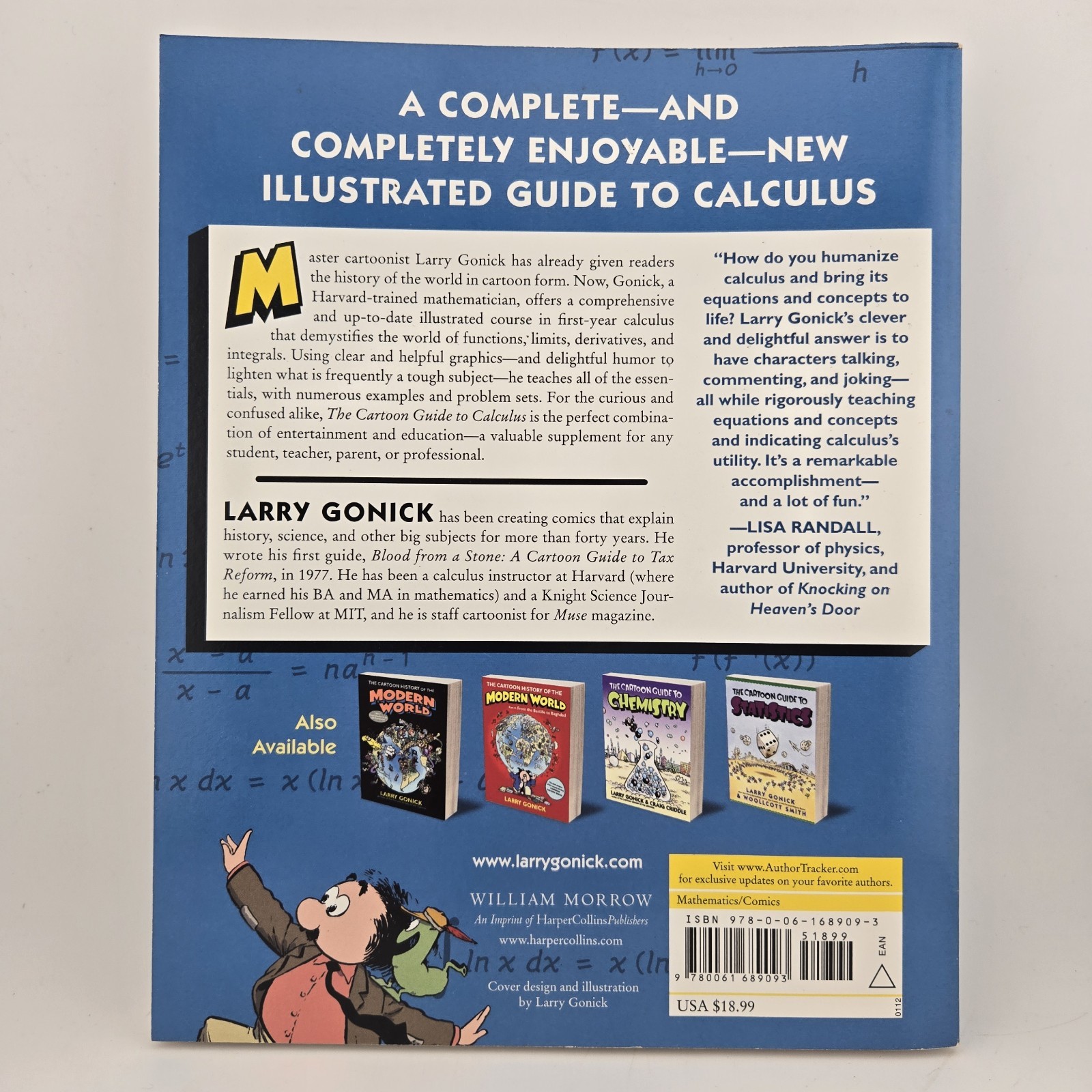 The Cartoon Guide to Calculus by Larry Gonick 2012 Paperback First Edition