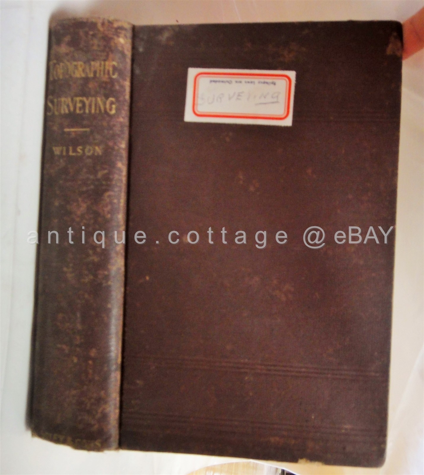 1900 antique TOPOGRAPHIC SUREYING 1st 1000 GEOGRAPHIC MILITARY MAPPING bumstead