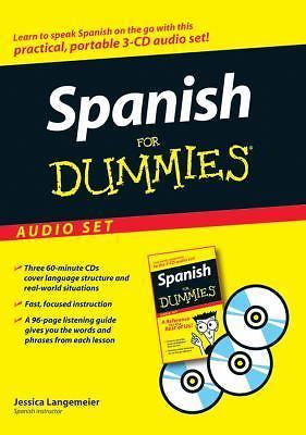 Spanish for Dummies Audio Set by Jessica Langemeier (2007, Compact Disc)