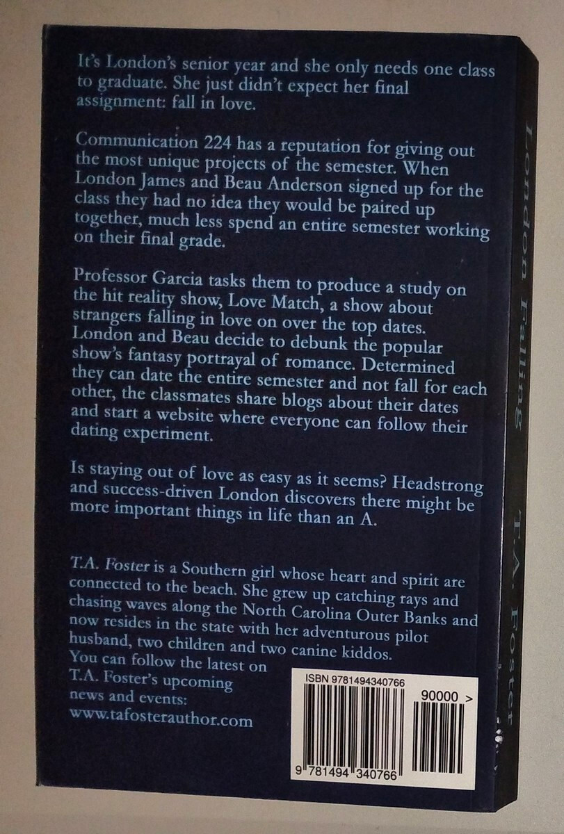 London Falling – T.A. Foster – Paperback Excellent Condtion