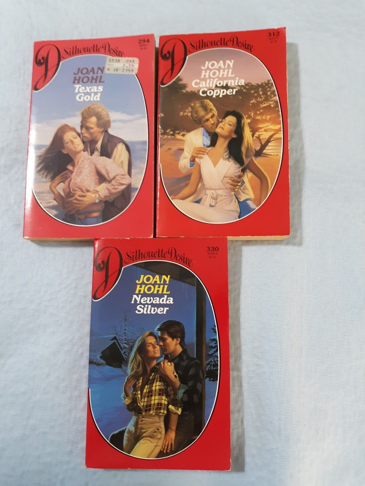 3 Joan Hohl 1st print Silhouette Desire Romances Good to Very good 1986,87