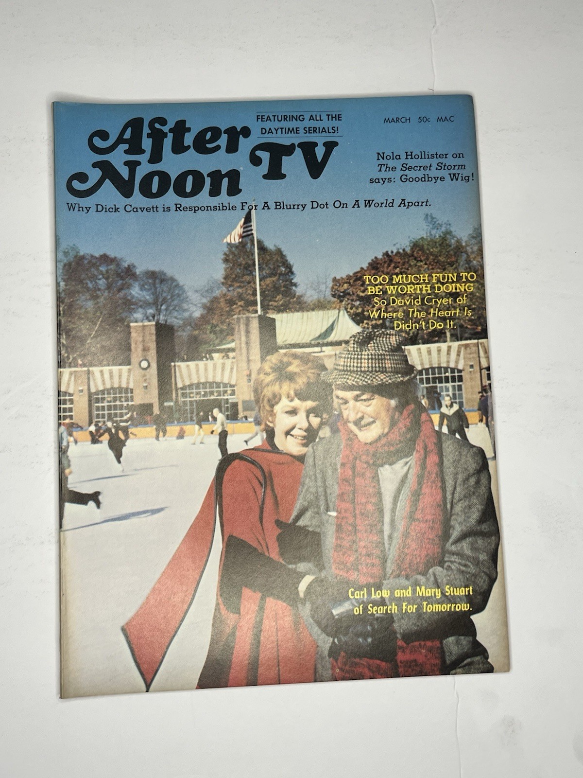 After Noon TV Mag March 1971 Mary Stuart Dark Shadows Jerry Lacy Vampire