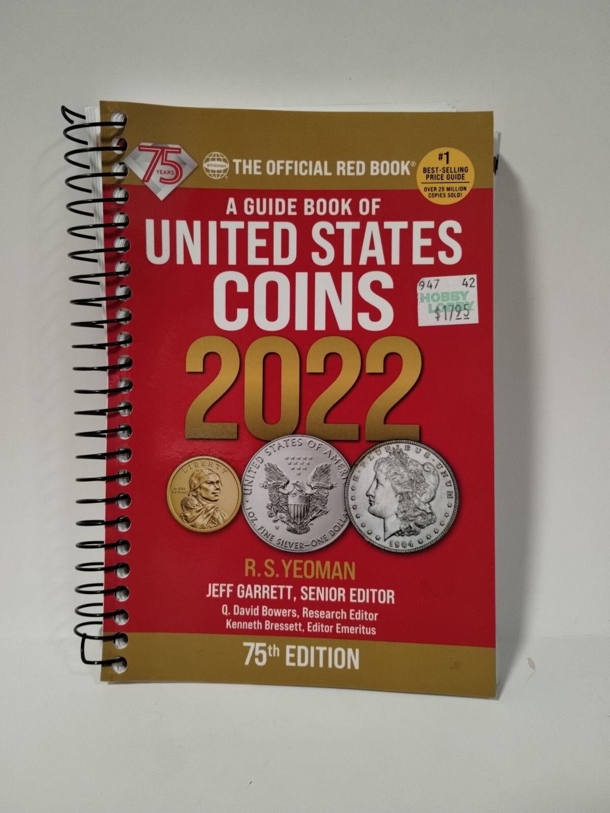 United States Coins Redbook 2022 Us Coins Spiral by Jeff Garrett 75th Edition