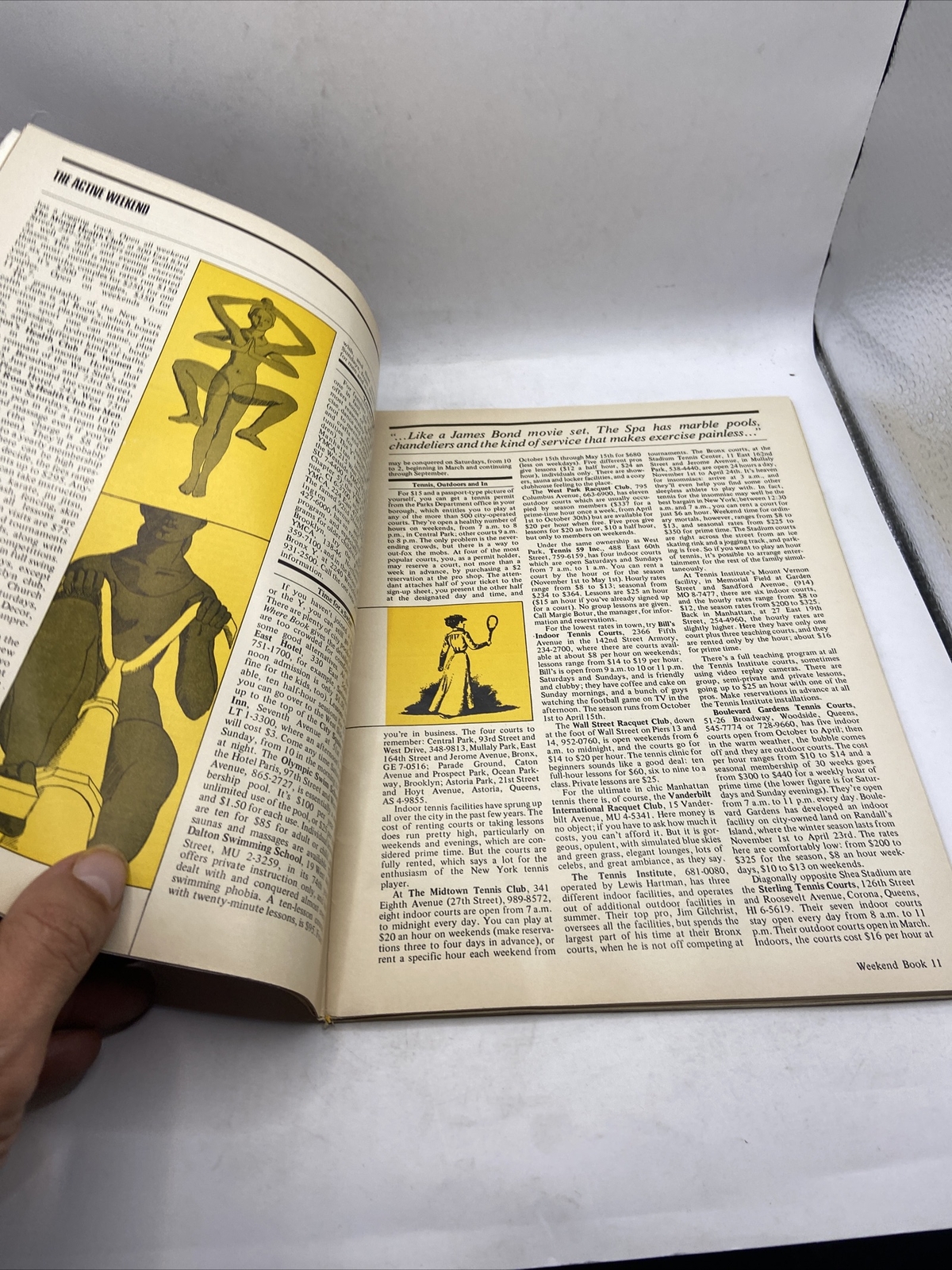 1973 The Weekend Book NEW YORK MAGAZINE Glaser Felker Excellent Condition