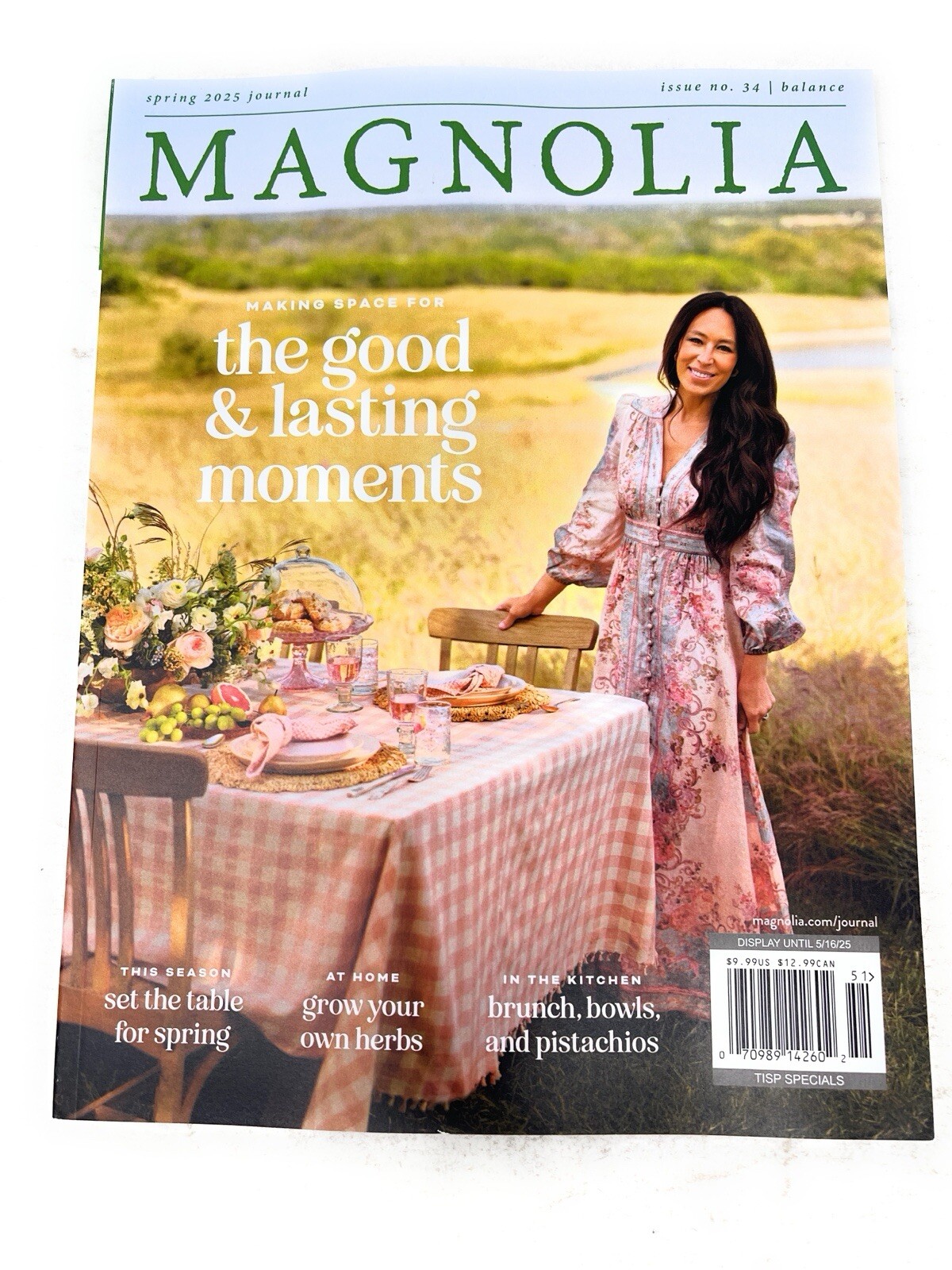 Magnolia Journal Issue 34 Spring 2025 Balance The Good & Lasting Moments Herbs