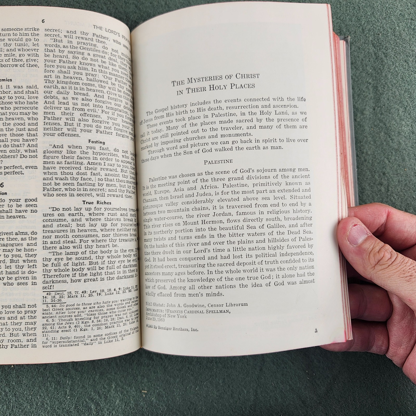 1961 The Holy Bible Confraternity Version HC Catholic Douay-Rheims Benziger Bros
