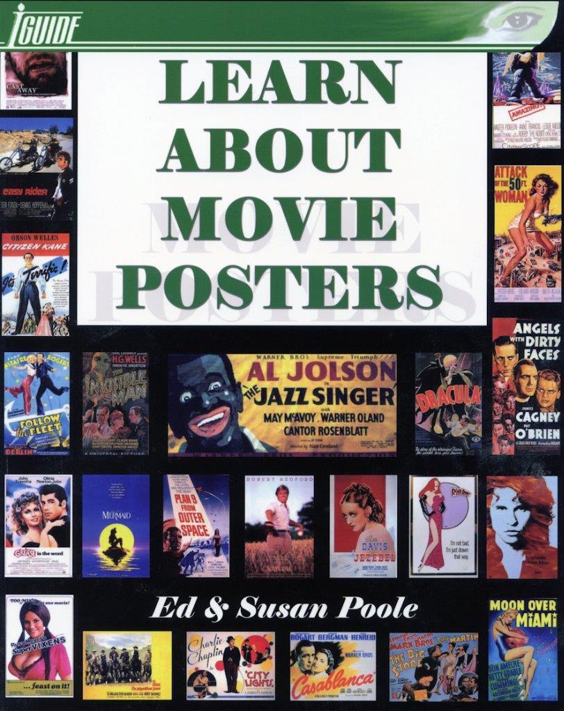 B007 LEARN ABOUT MOVIE POSTERS, over 400 pages in guidebook, 1st edition.