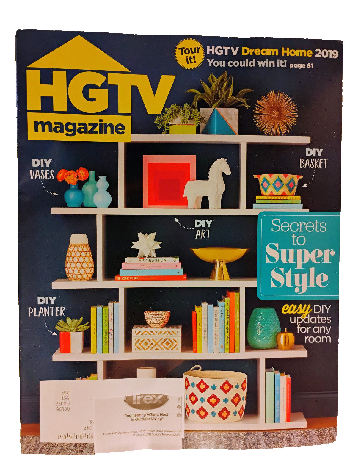 HGTV Magazine January February 2019 Secrets To Super Style Easy DIY Home Garden