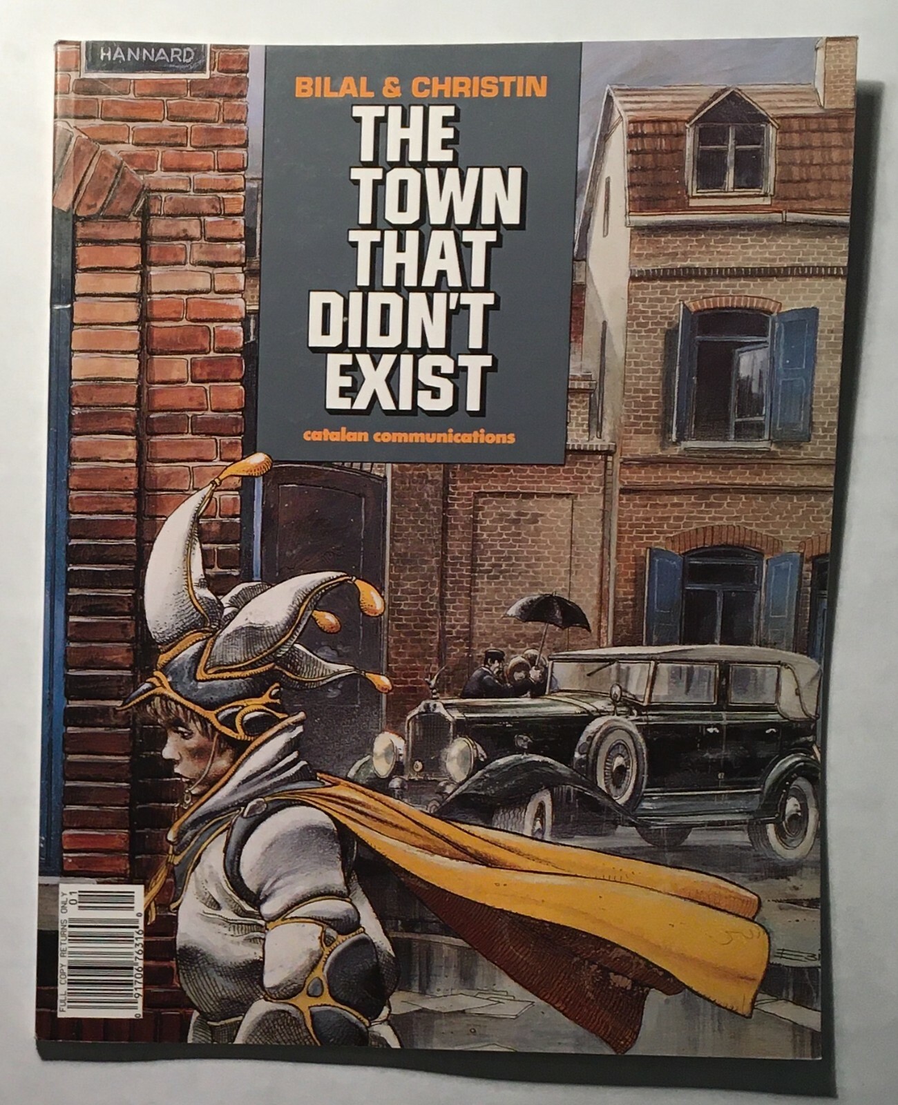 Town That Didn’t Exist by Pierre Christin & Enki Bilal Paperback 1989 Catalan