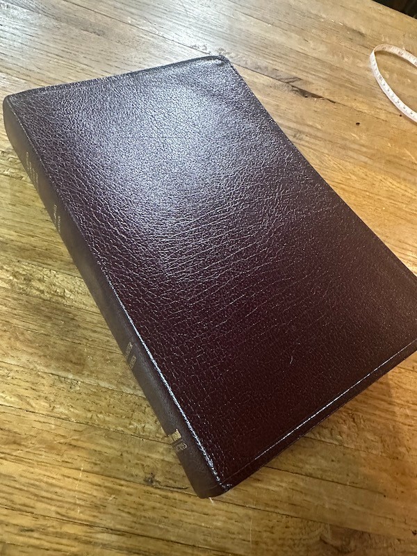 PROPHECY STUDY BIBLE Burgundy Leather KJV Red Letter TIM LAHAYE/DAVID WOOD 2000