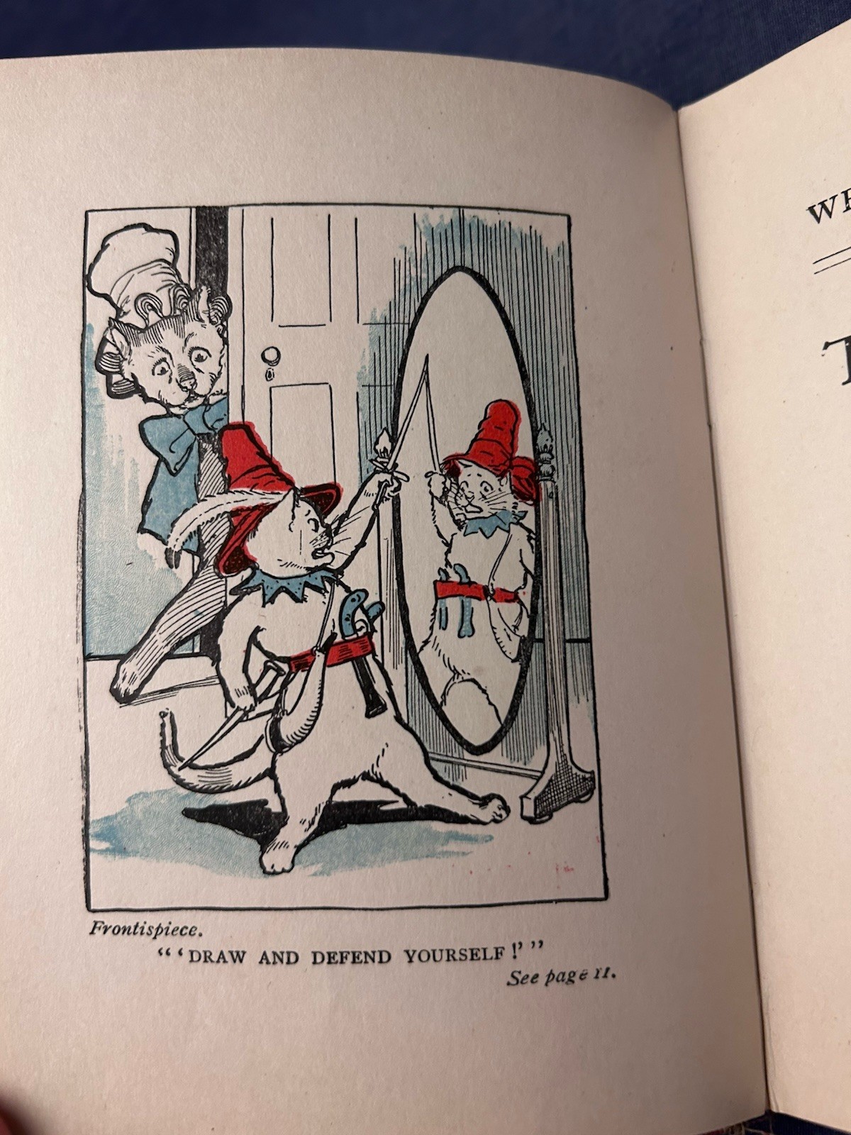 Antique 1920s The Robber Kitten by John Rea Neill Altemus Wee Book 5.5 x 4.5