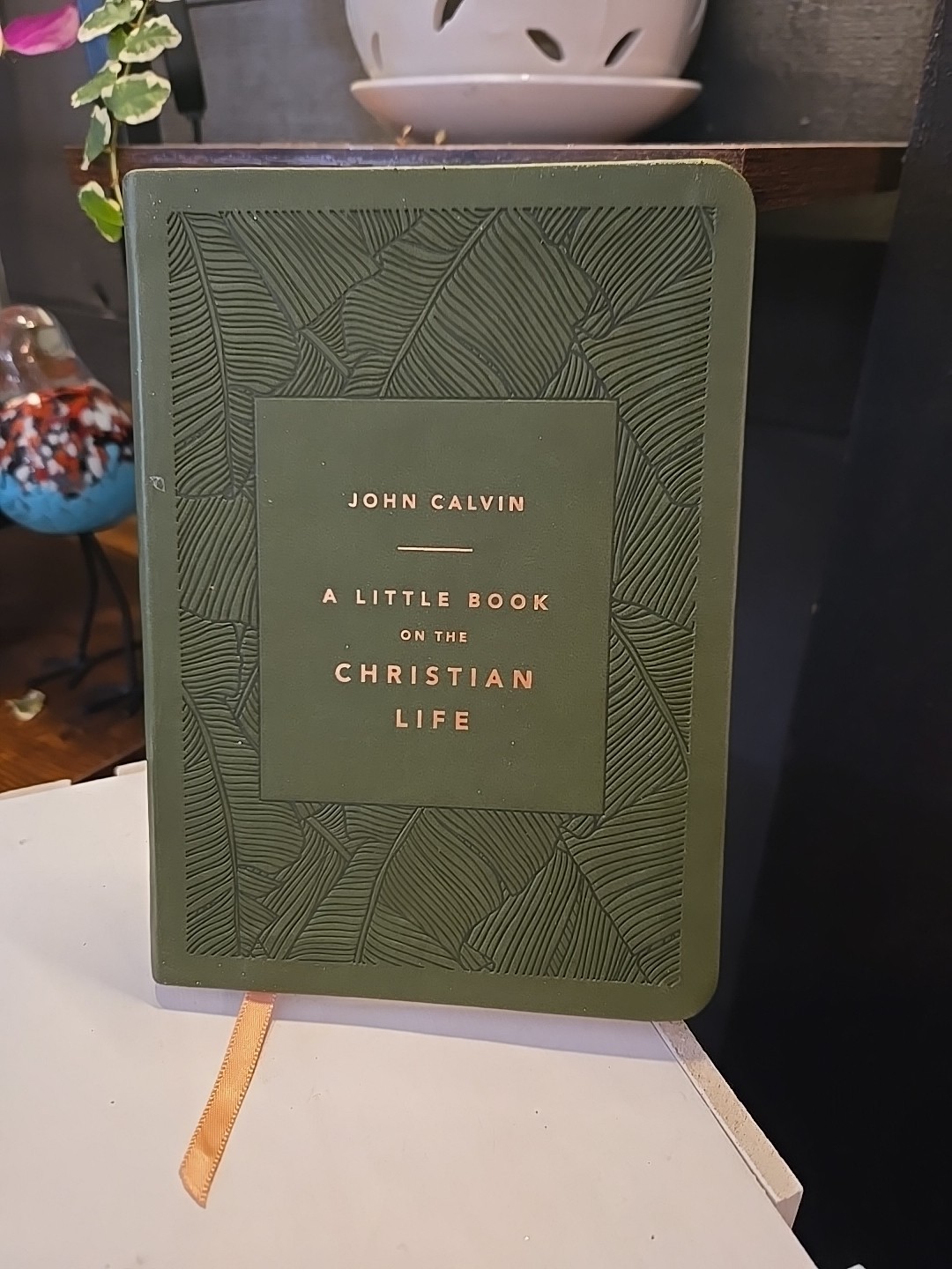 A Little Book on the Christian Life, John Calvin, Olive Leather Gift Edition