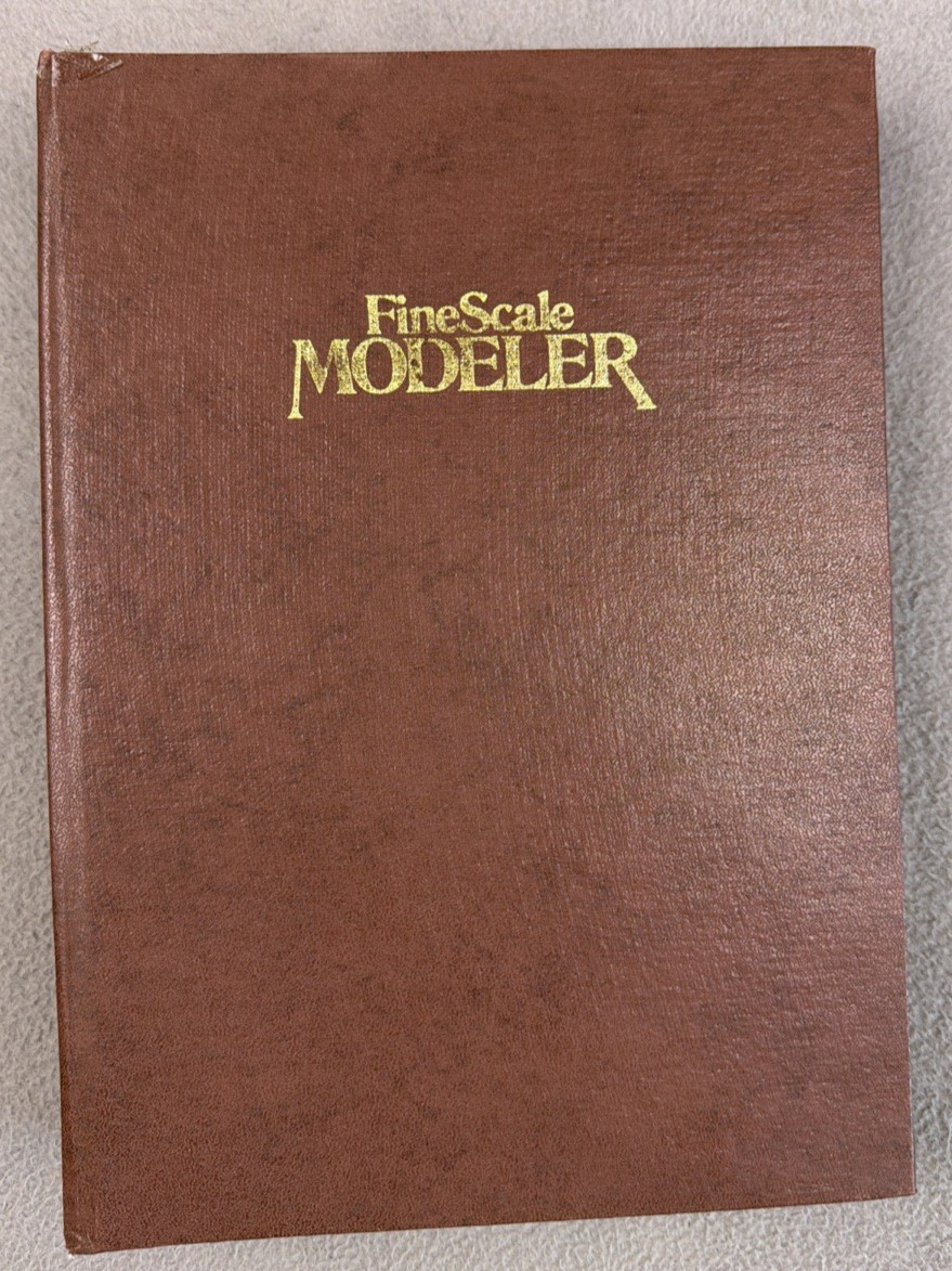 1986-87 Fine Scale Modeler Magazines in Binder 2 Full Years 12 Bimonthly Issues