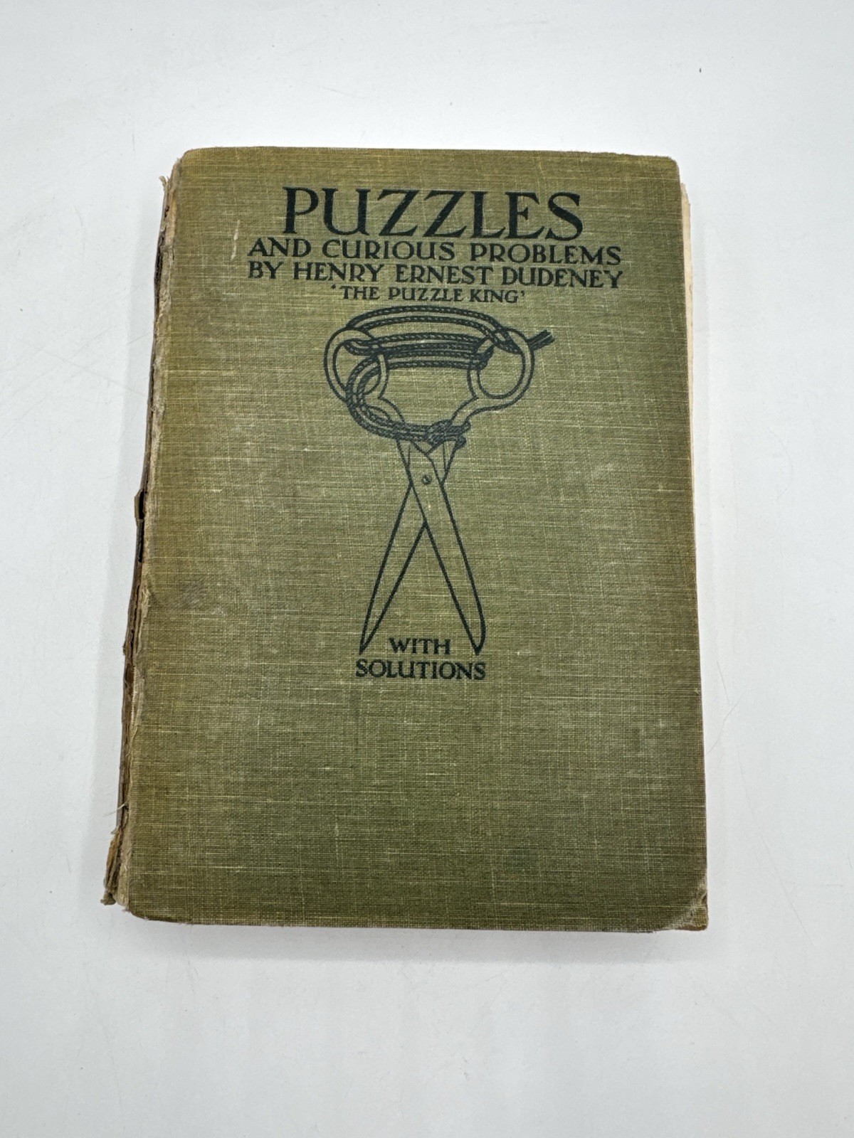 Puzzles and Curious Problems by Henry Ernest Dudeney HB Nelson 1931 Vintage