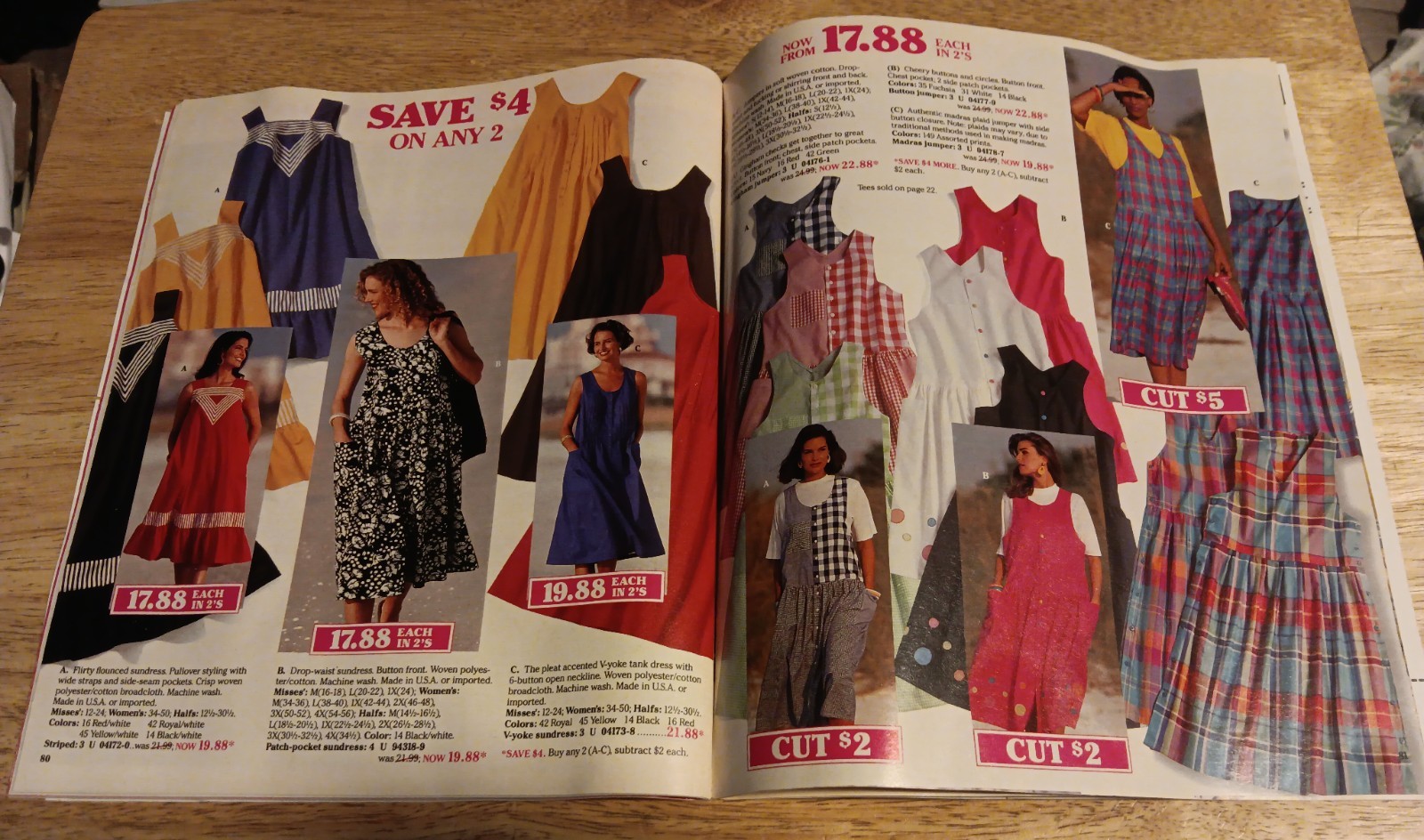 1992 LANE BRYANT Summer Inventory Sale catalog 88 Pages