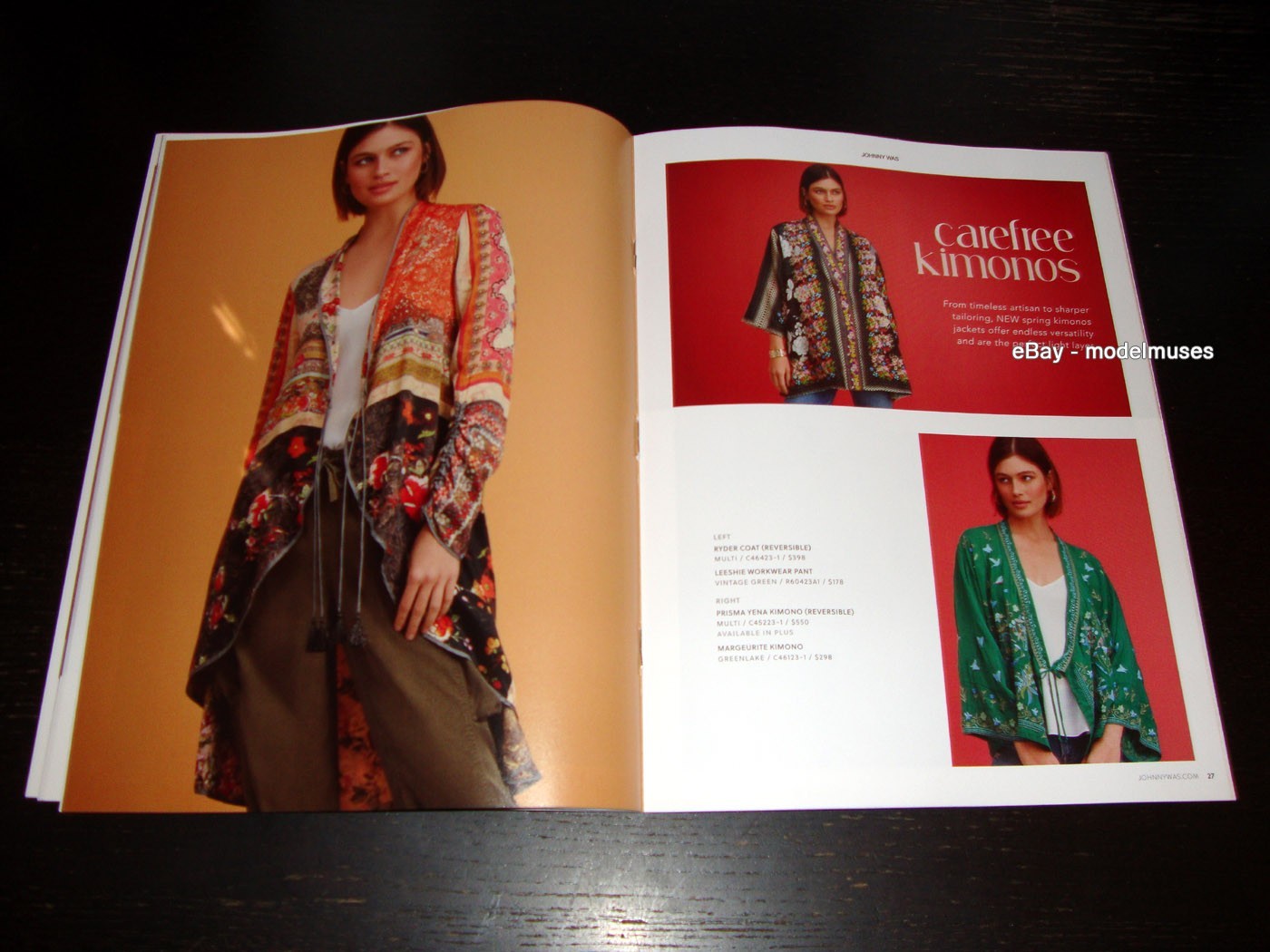 JOHNNY WAS Women’s Fashion CATALOG February 2023 RANIA BENCHEGRA – 52 Pages