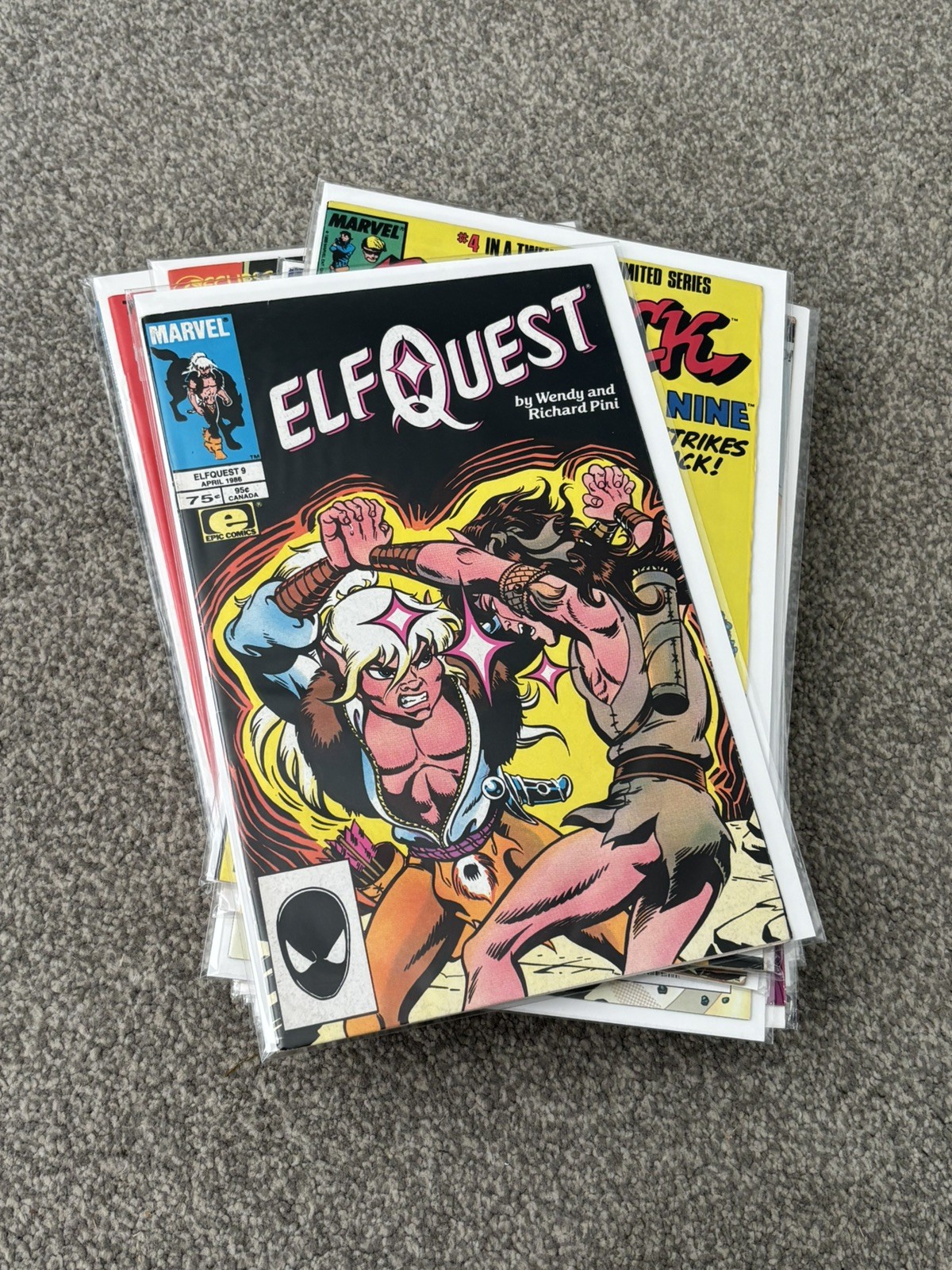 20x Old Comics, All Bagged And Boarded