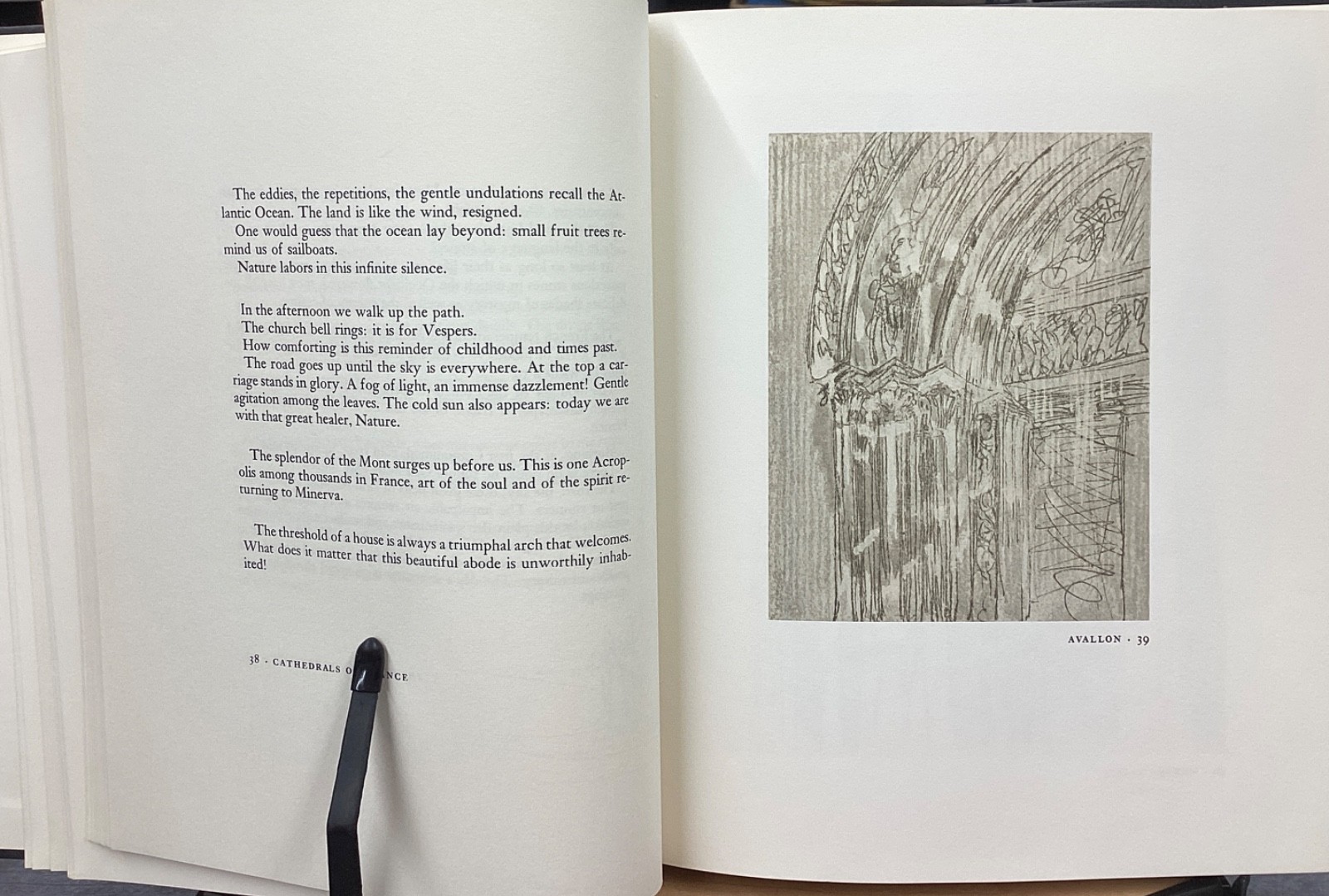 1965 Cathedrals of France by Auguste Rodin Beacon Press