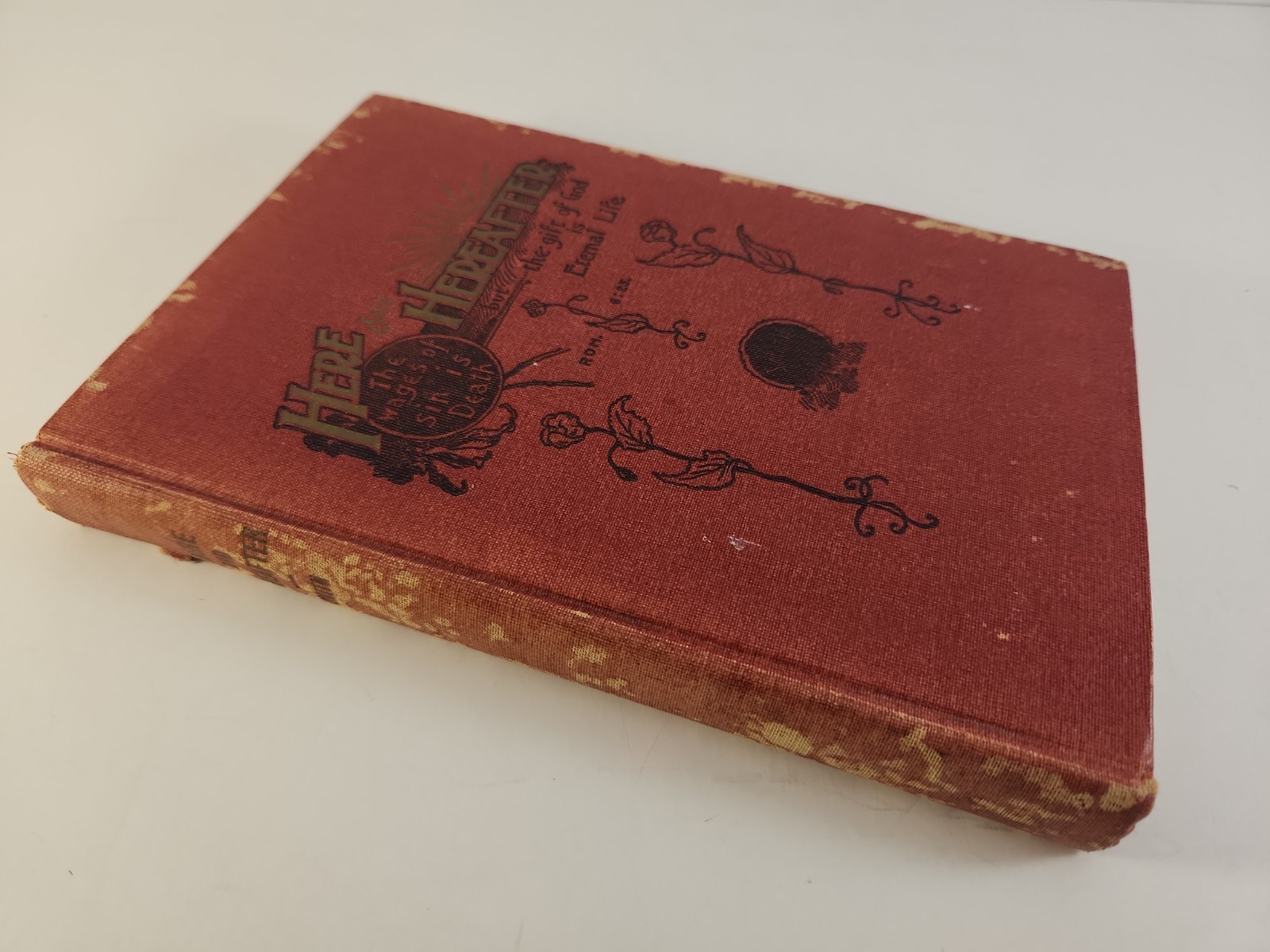 Here and Hereafter or Man In Life and Death, Uriah Smith – HC 1897 Rare Antique