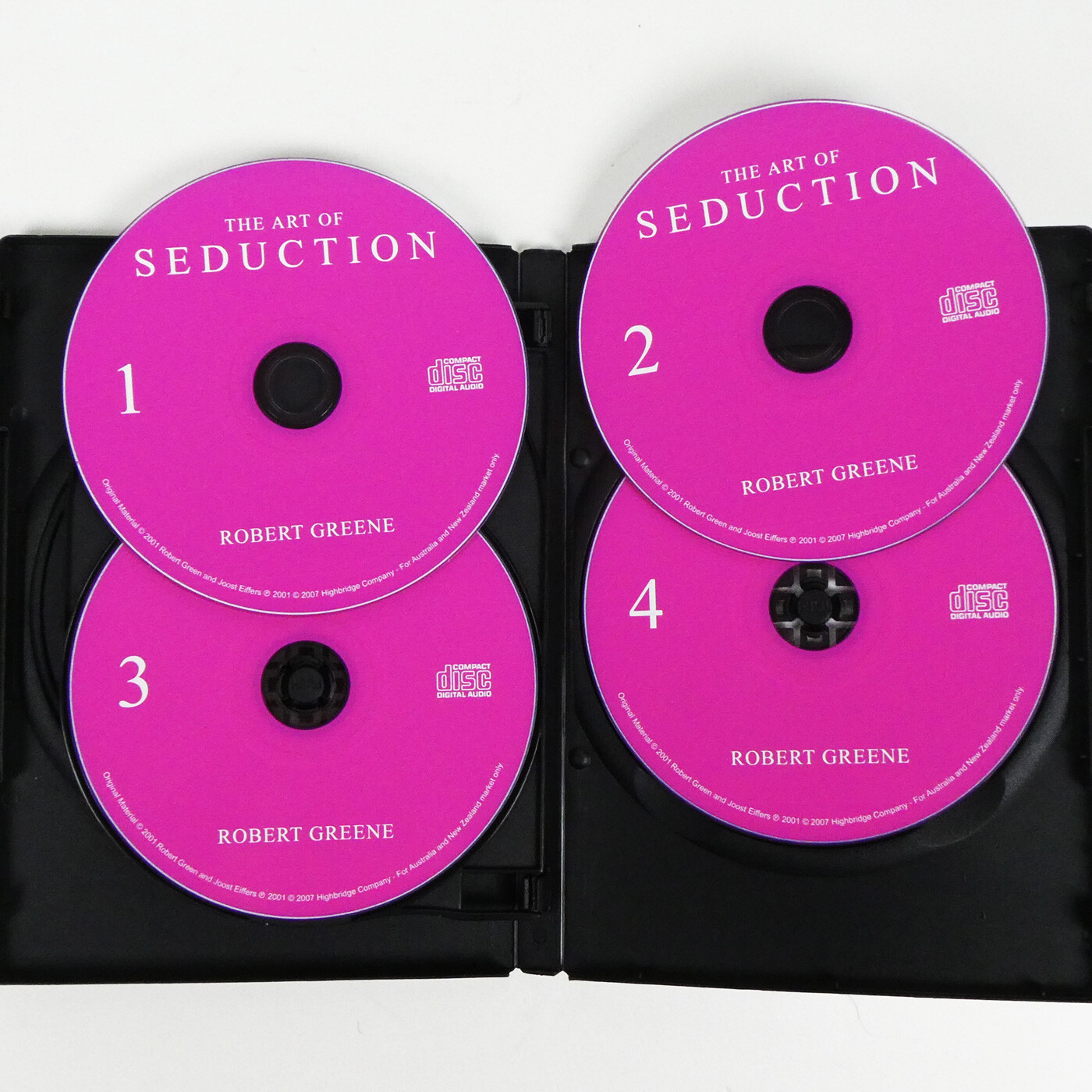 THE ART OF SEDUCTION 4 CD Audiobook Robert Greene How to Seduce pick up artist