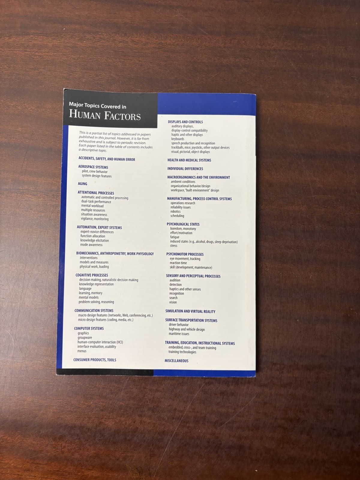 Human Factors V48 N1