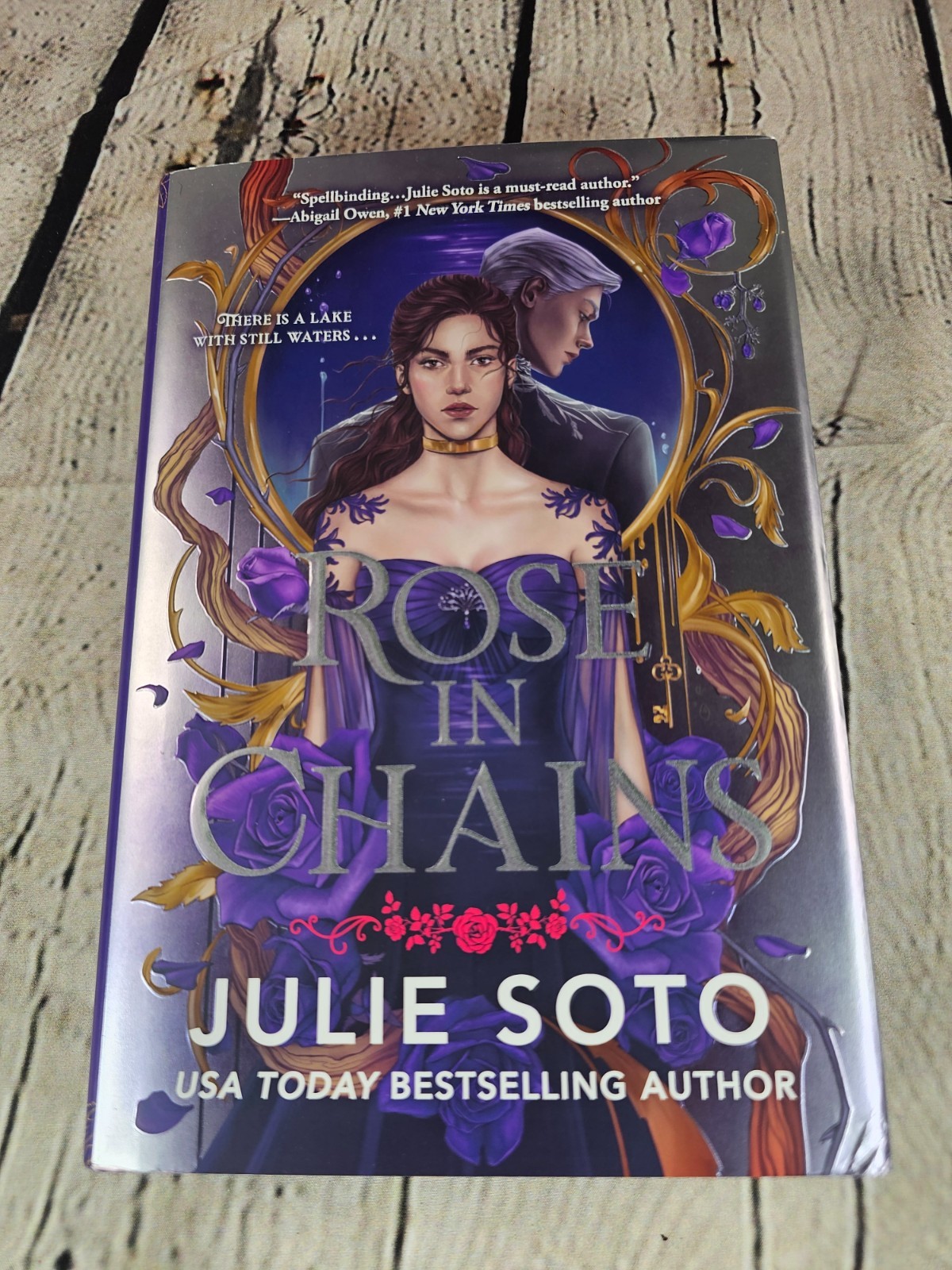 HAND SIGNED Rose in Chains Julie Soto FairyLoot Exclusive Edition Sprayed Edges
