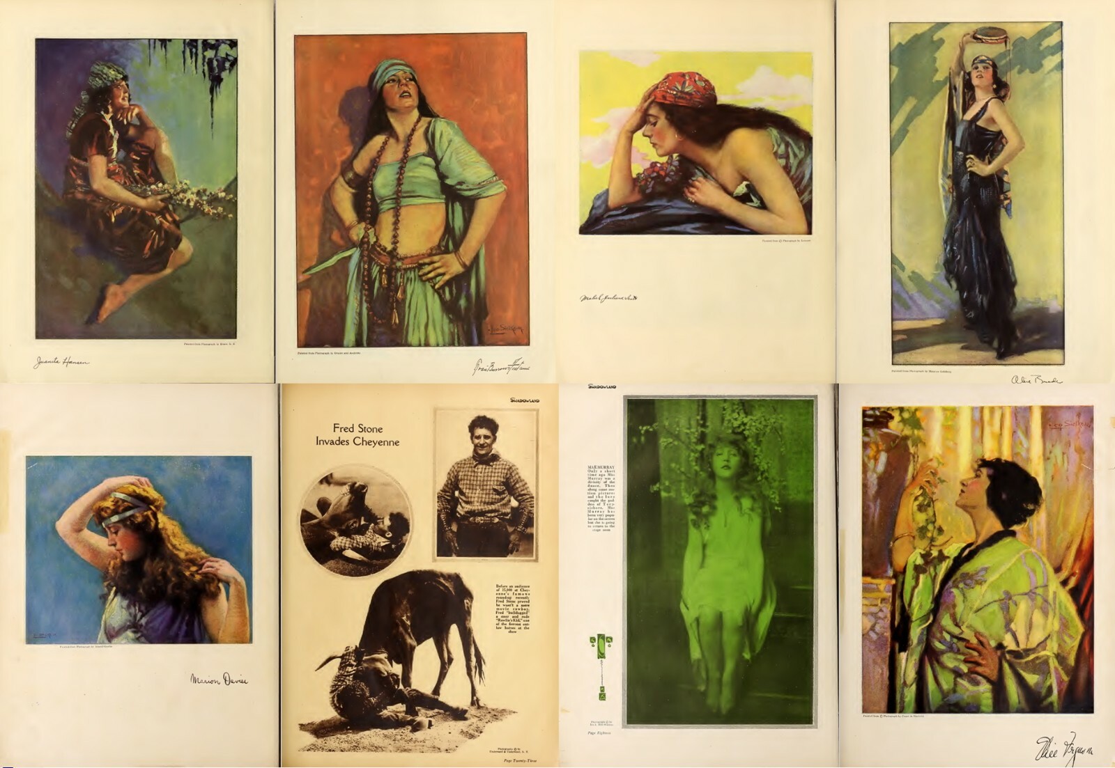 36 Old Issues of Shadowland – Art Dance Film Fashion Magazine (1919-1923) on USB