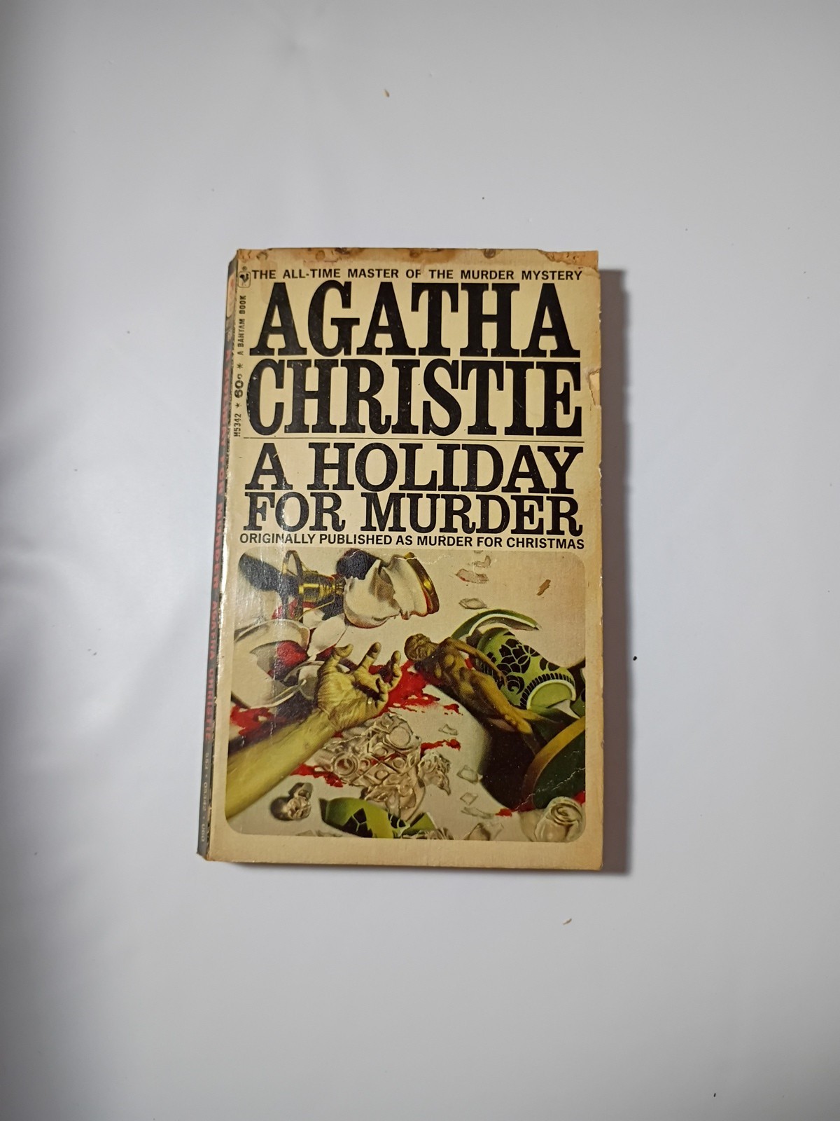A Holiday For Murder Mystery Paperback Book by Agatha Christie Suspense 1969