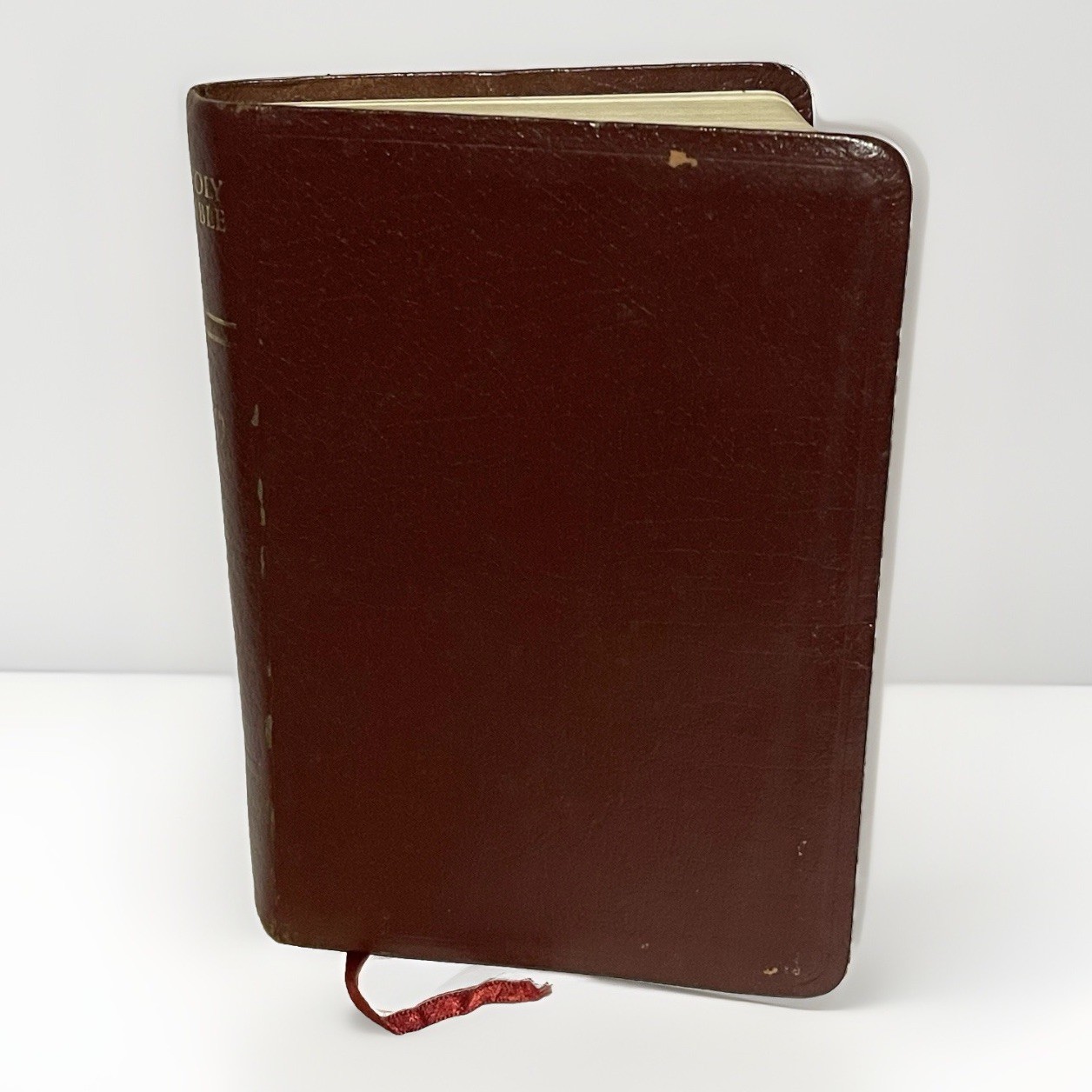 Holy Bible Holman Christian Brown Imitation Leather Pocket Size Bible 2004