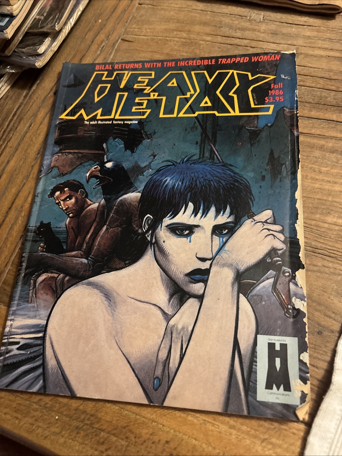 Heavy Metal Fall 1986 Enki Bilal Gimenez Cover