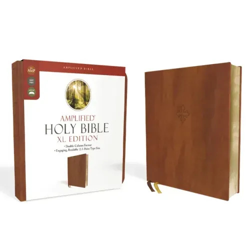 Amplified Holy Bible, XL Edition, Leathersoft, Brown – Imitation Leather