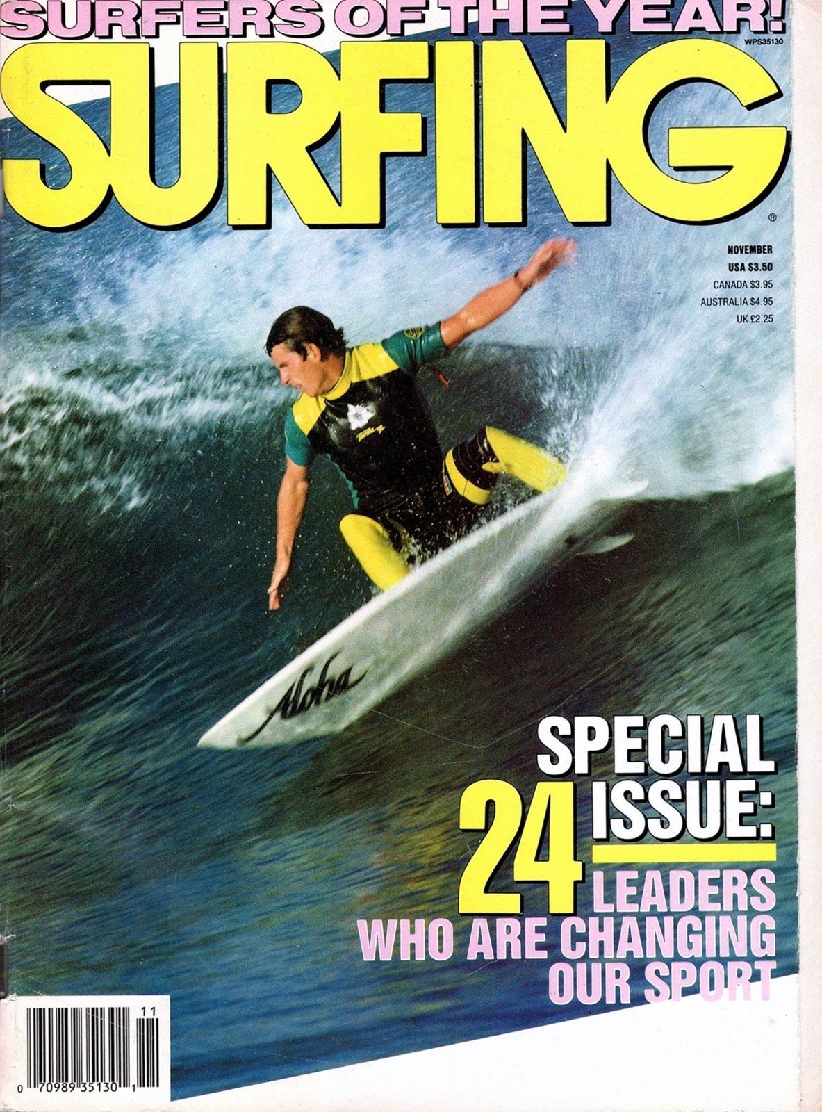 Surfing Magazine / November 1988 / Vol. 24 ~ No. 11 / Surfing Magazine!