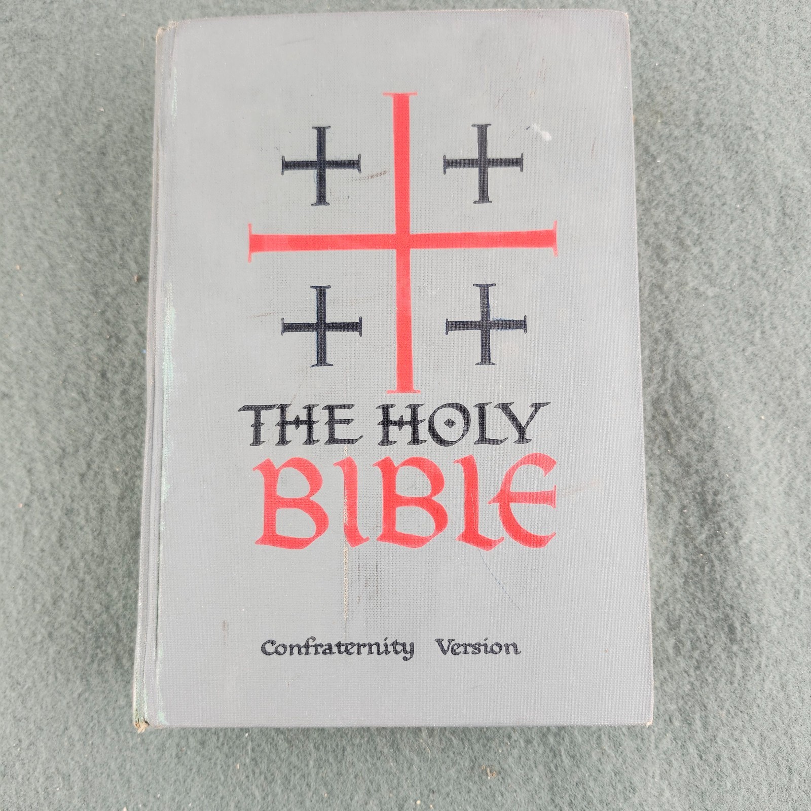 1961 The Holy Bible Confraternity Version HC Catholic Douay-Rheims Benziger Bros