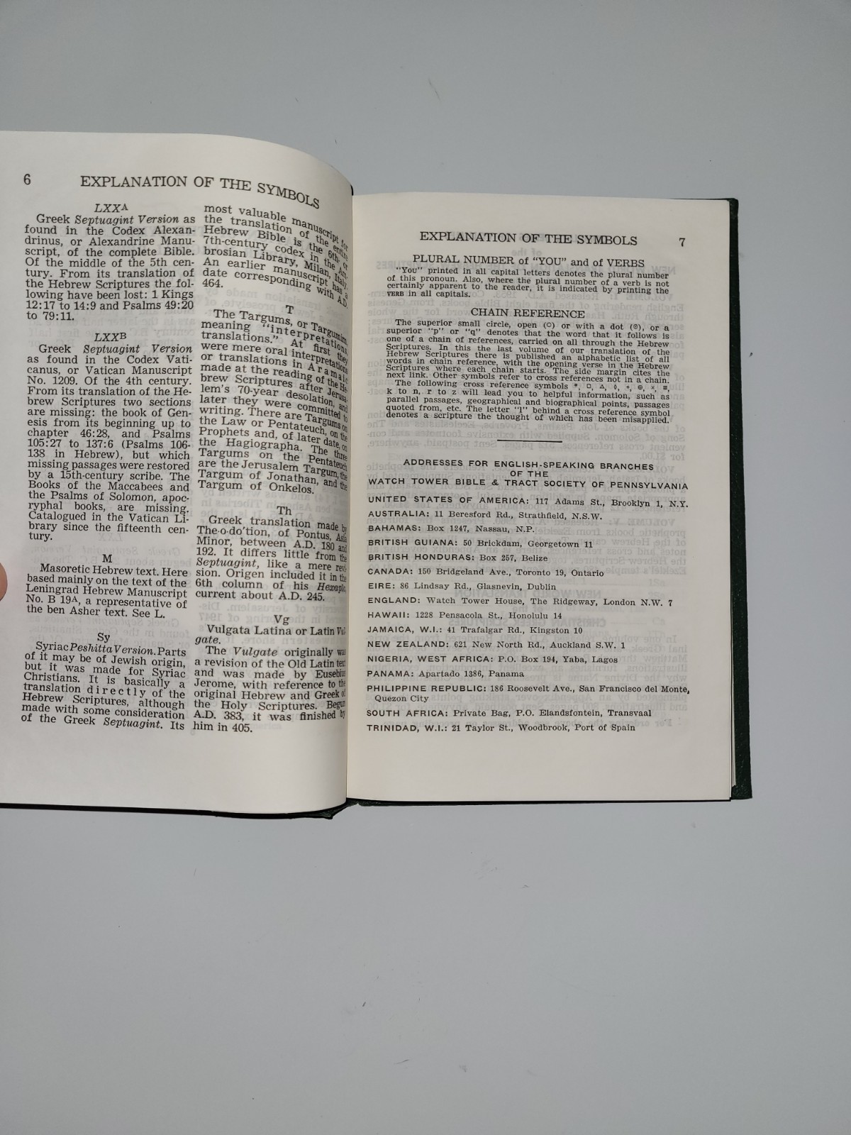 NEW WORLD TRANSLATION OF THE HEBREW SCRIPTURES Vol V 1960 1st Ed WATCHTOWER