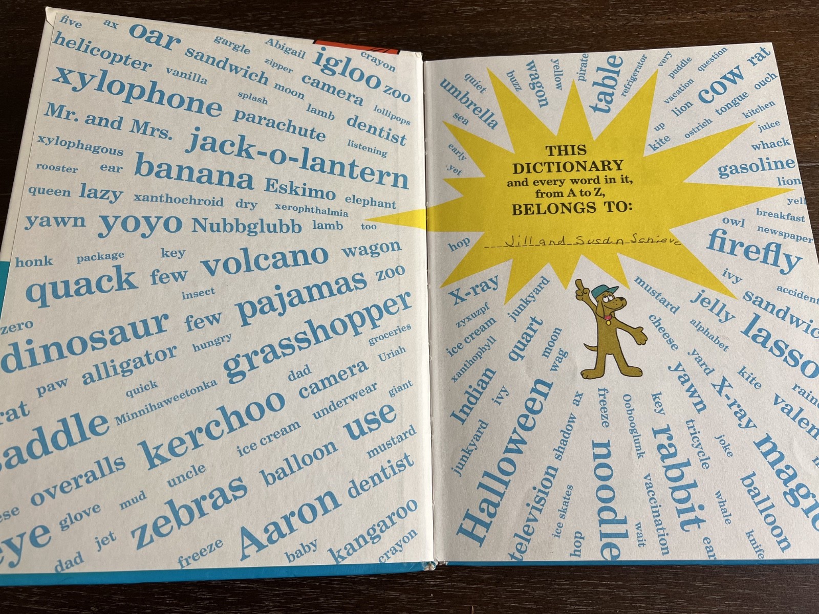 The Cat in the Hat, Beginner Book, Dictionary, P.D. Eastman, 1st Edition (1964)