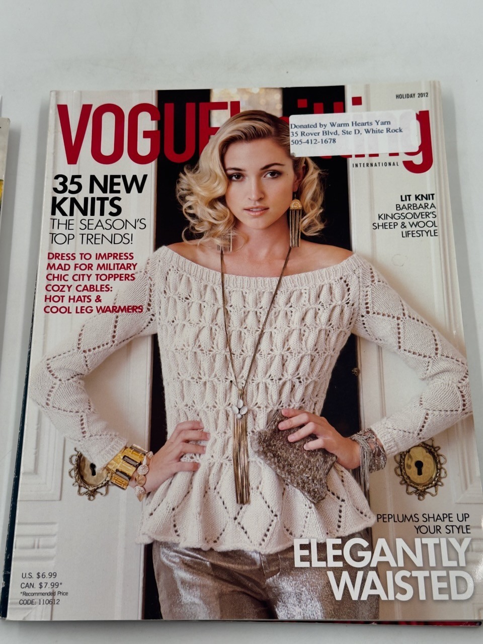 Vogue Knitting International Magazine: Early Fall, Fall, Holiday, Winter 2012