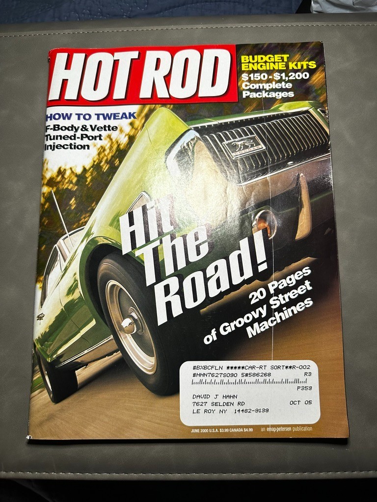 Hot Rod Magazine June 2000 Hit The Road 20 Pages Of Groovy Street Machines