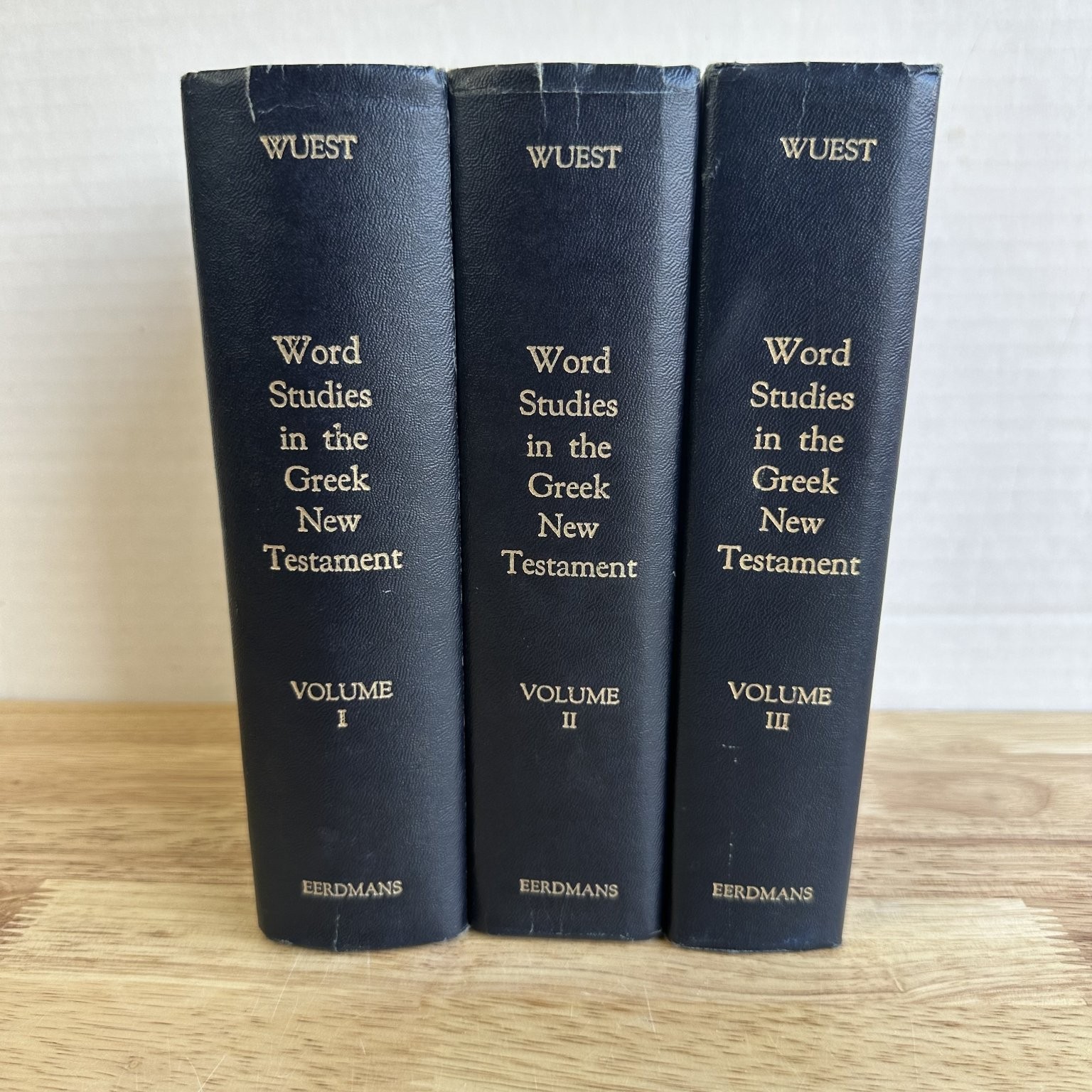 Wuest’s Word Studies Greek New Testament Kenneth Wuest 1981 Eerdmans 3 Vol Set