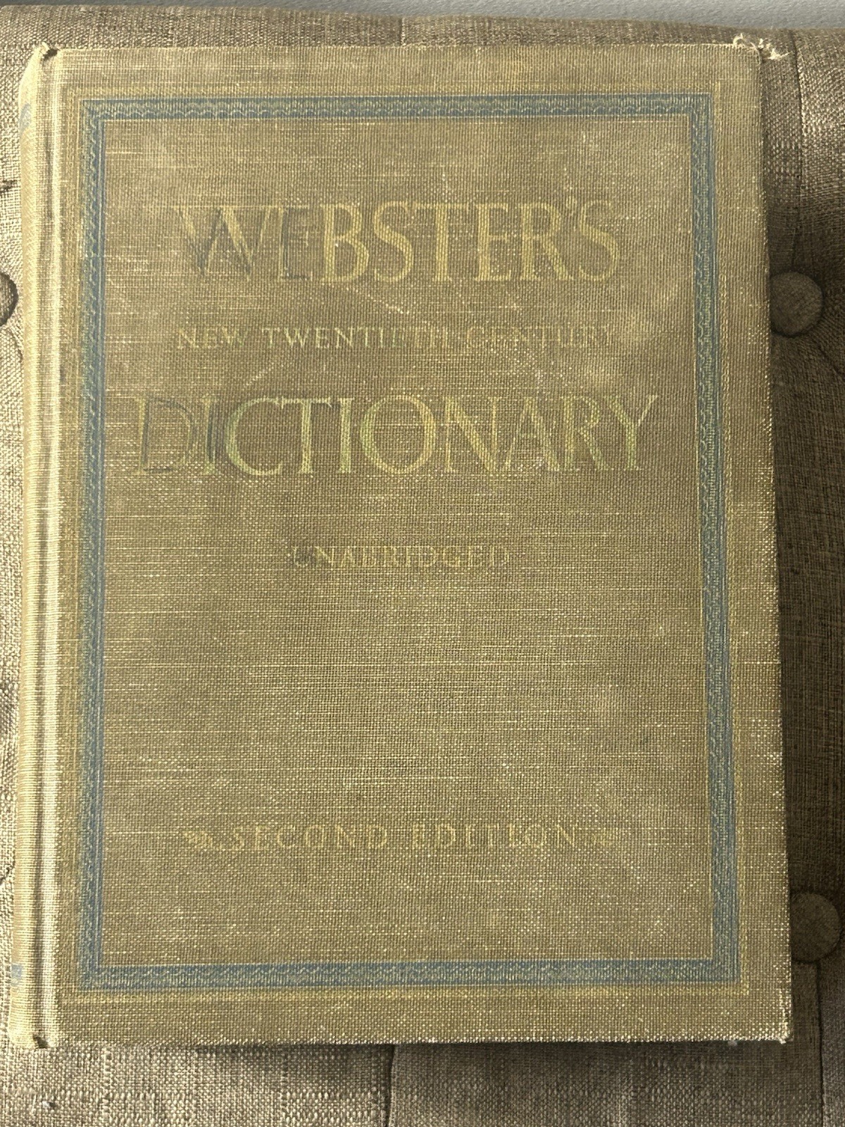 Websters New Twentieth Century Dictionary 1956 Unabridged Second Edition